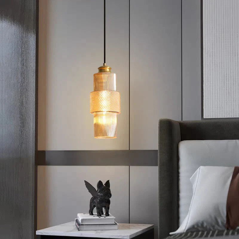 Cavèra - Moderne Koperen Glazen Hanglamp - Image 8