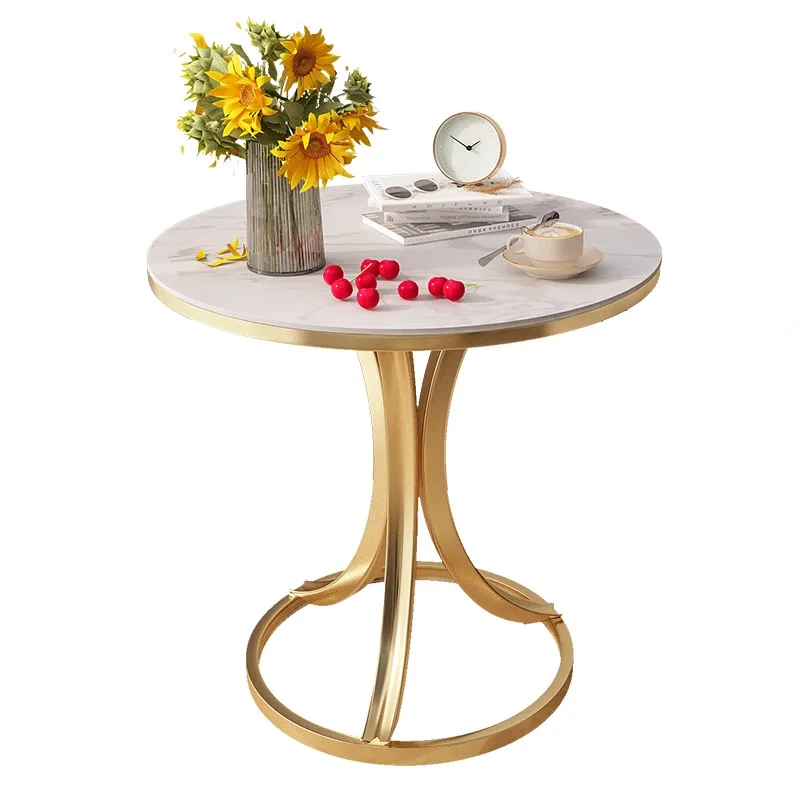 Cavero - Ronde Rock Slab Bijzettafel Voor Bank Of Bed - Image 21