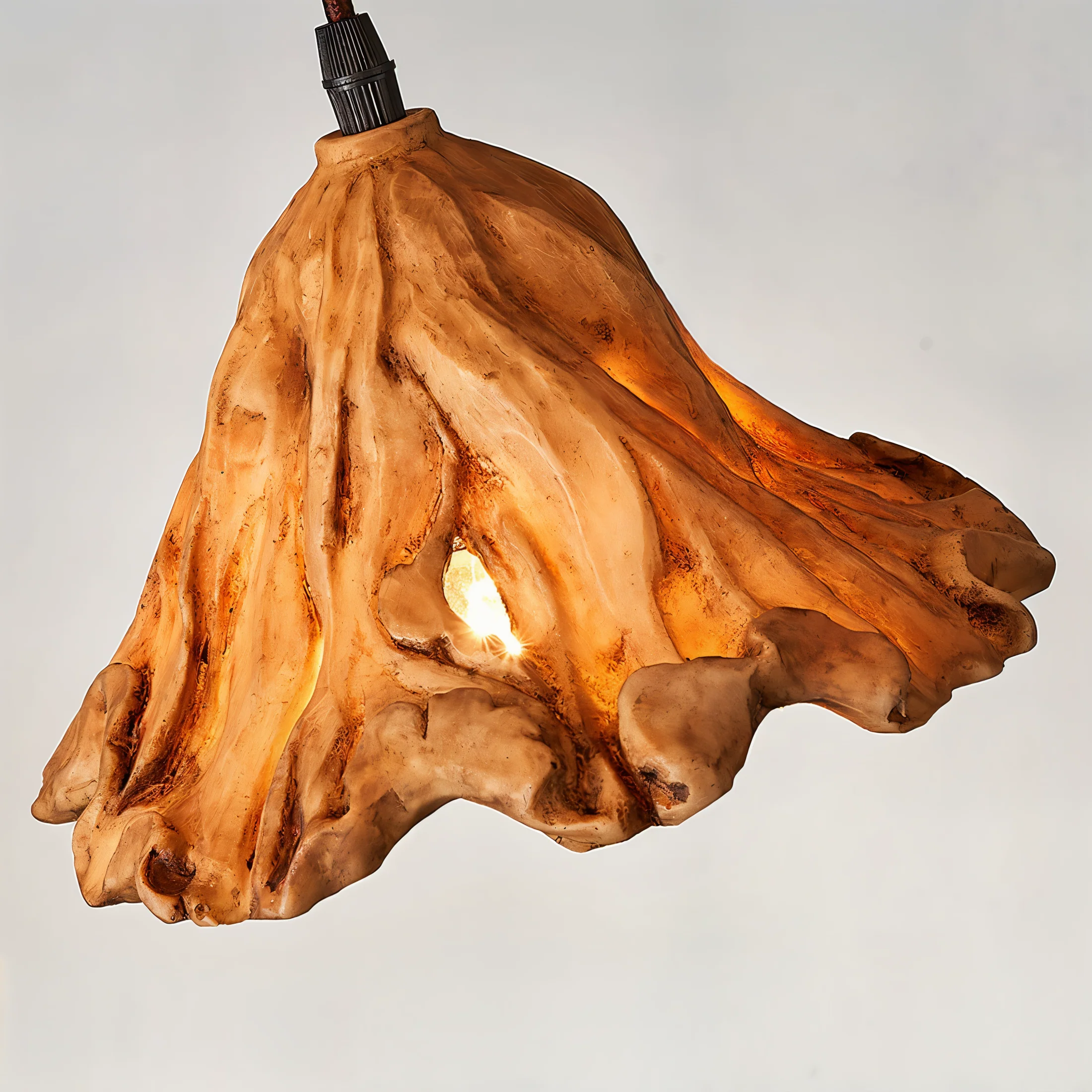 Cirenna - Artistieke Hanglamp van Kunsthars met Vulkanisch Design - Image 6