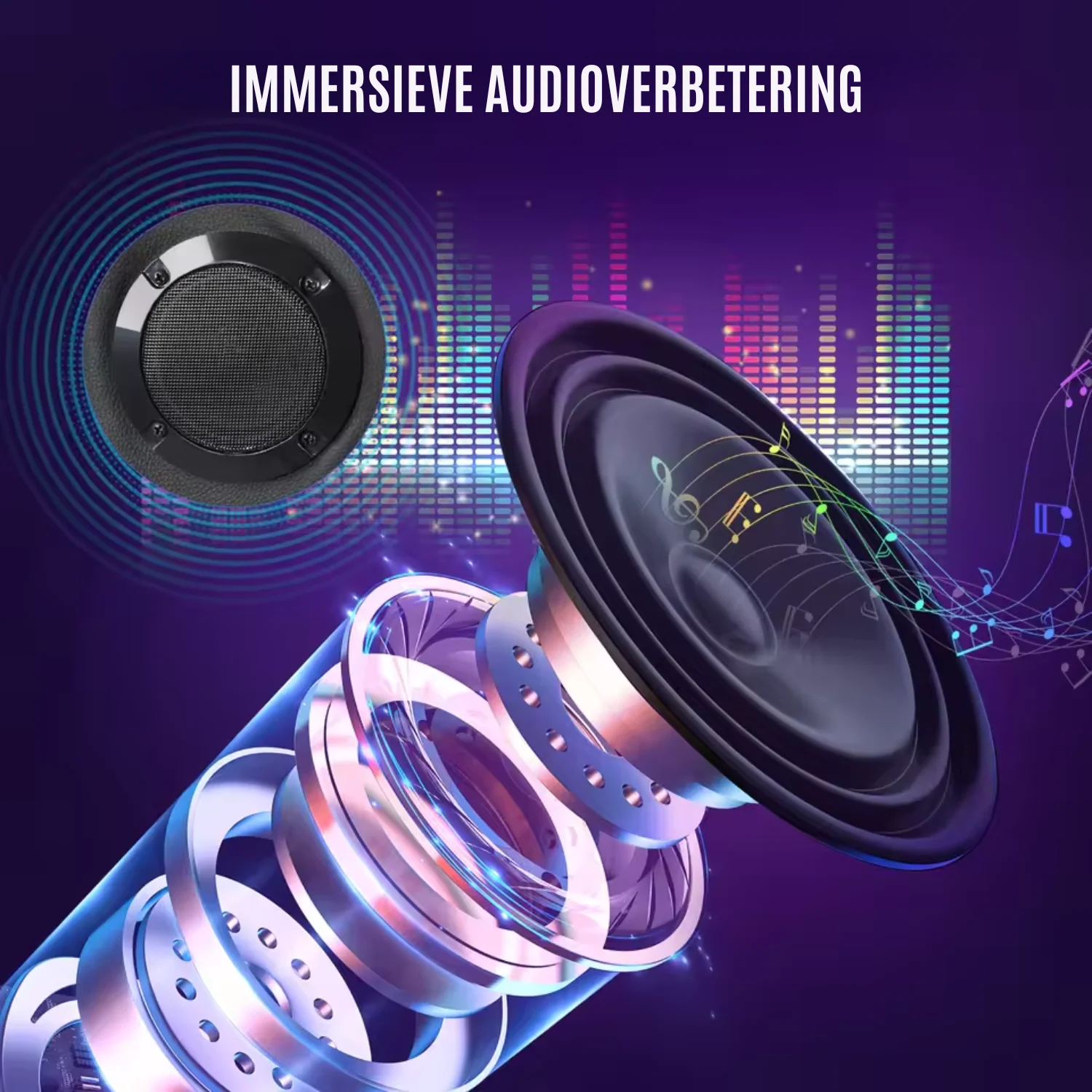 Civora - Ergonomische RGB Gamingstoel met LED Verlichting, Bluetooth Sprekers en Verstelbare Hoogte - Image 4
