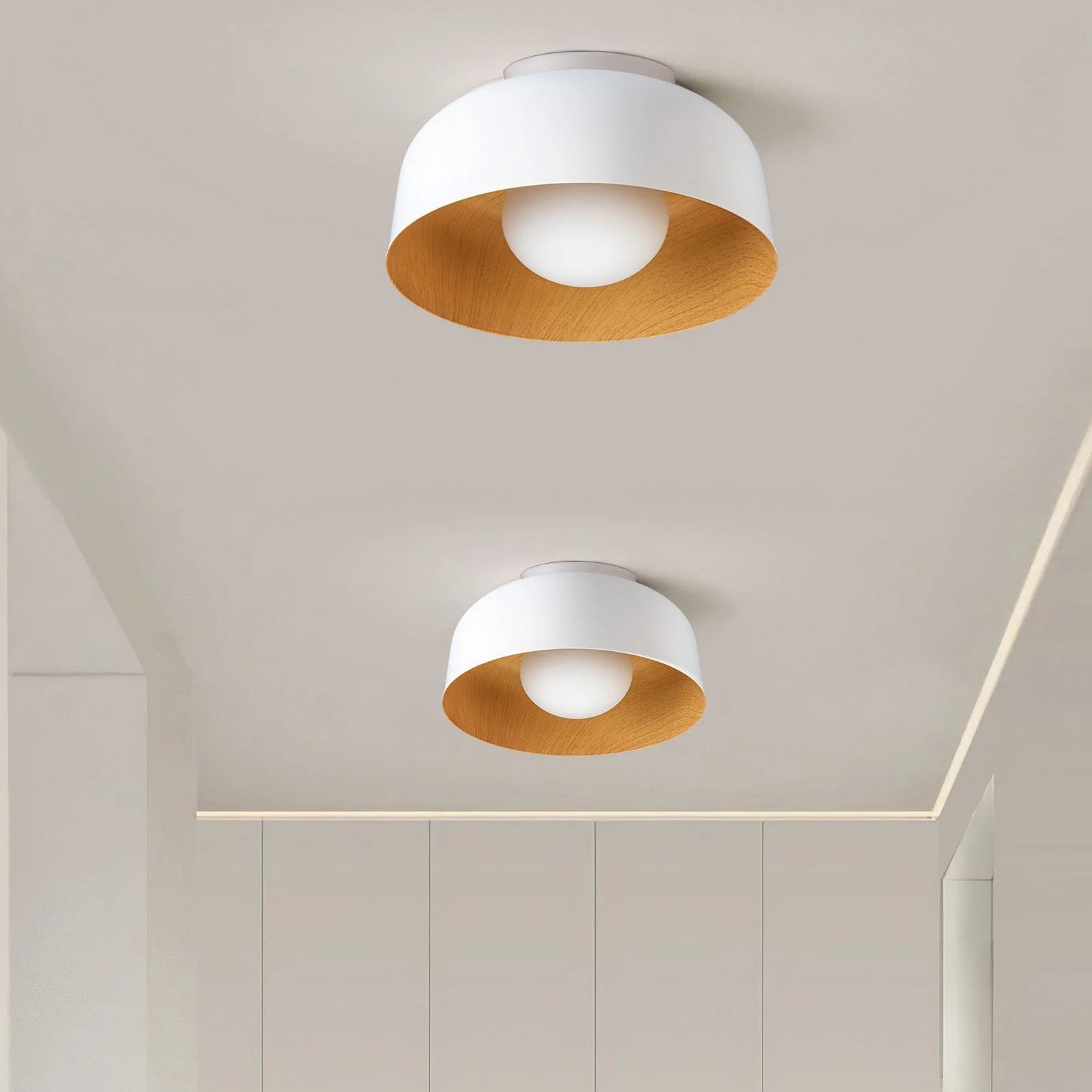 Coscona - Eenvoudige Metalen Plafondlamp - Image 6