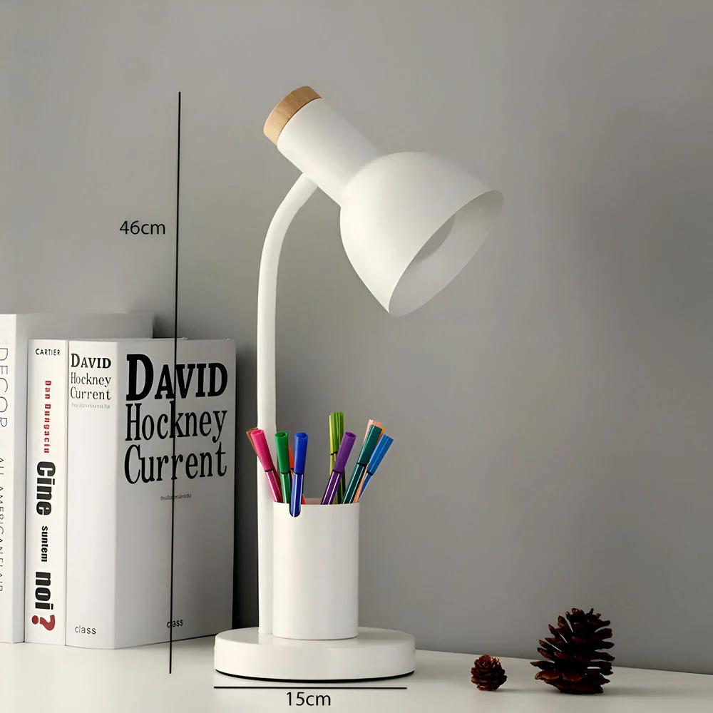Cressida - Moderne LED Tafellamp met Pennenhouder - Image 5