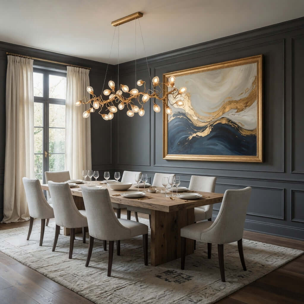 Crien – Moderne Messing Tak Kroonluchter - Image 6