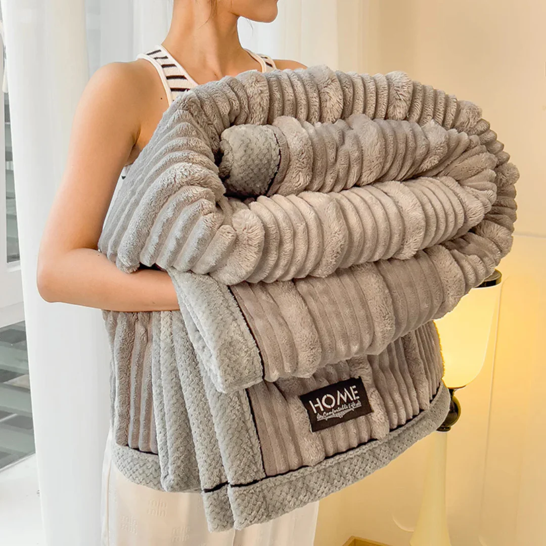 Cuddle – Warme Pluche Winterdeken voor Bed & Bank - Image 3