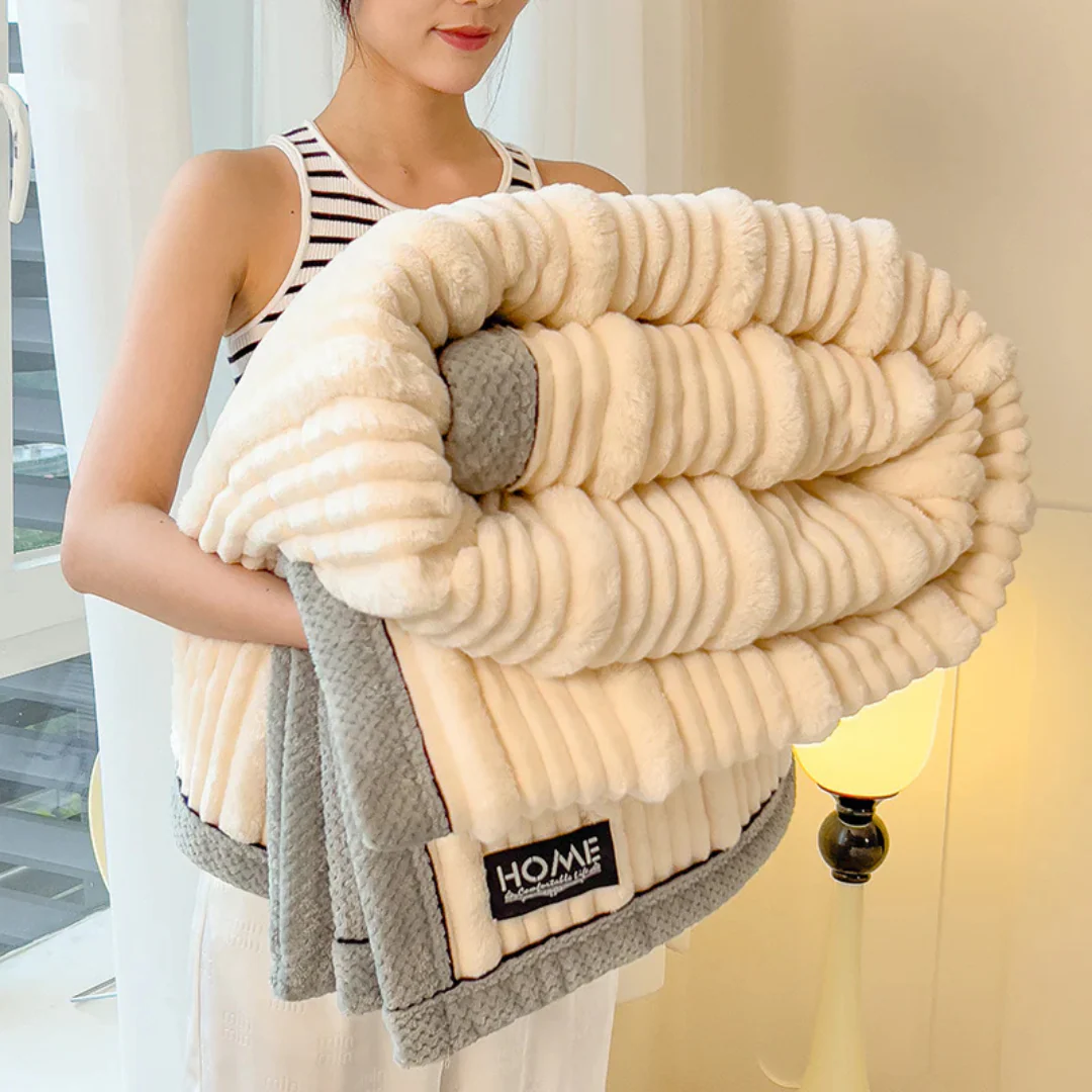 Cuddle – Warme Pluche Winterdeken voor Bed & Bank - Image 4