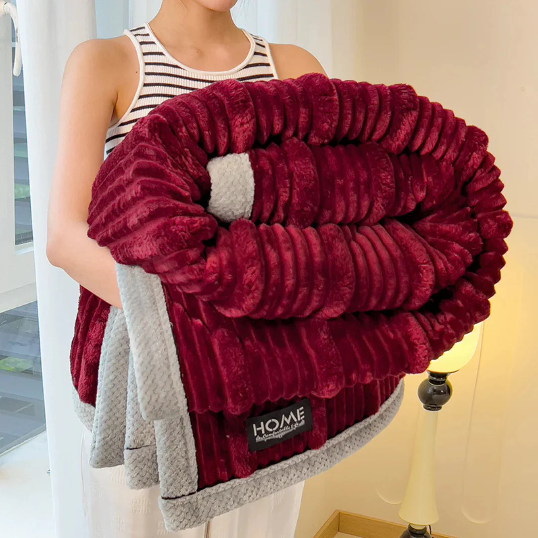 Cuddle – Warme Pluche Winterdeken voor Bed & Bank - Image 7