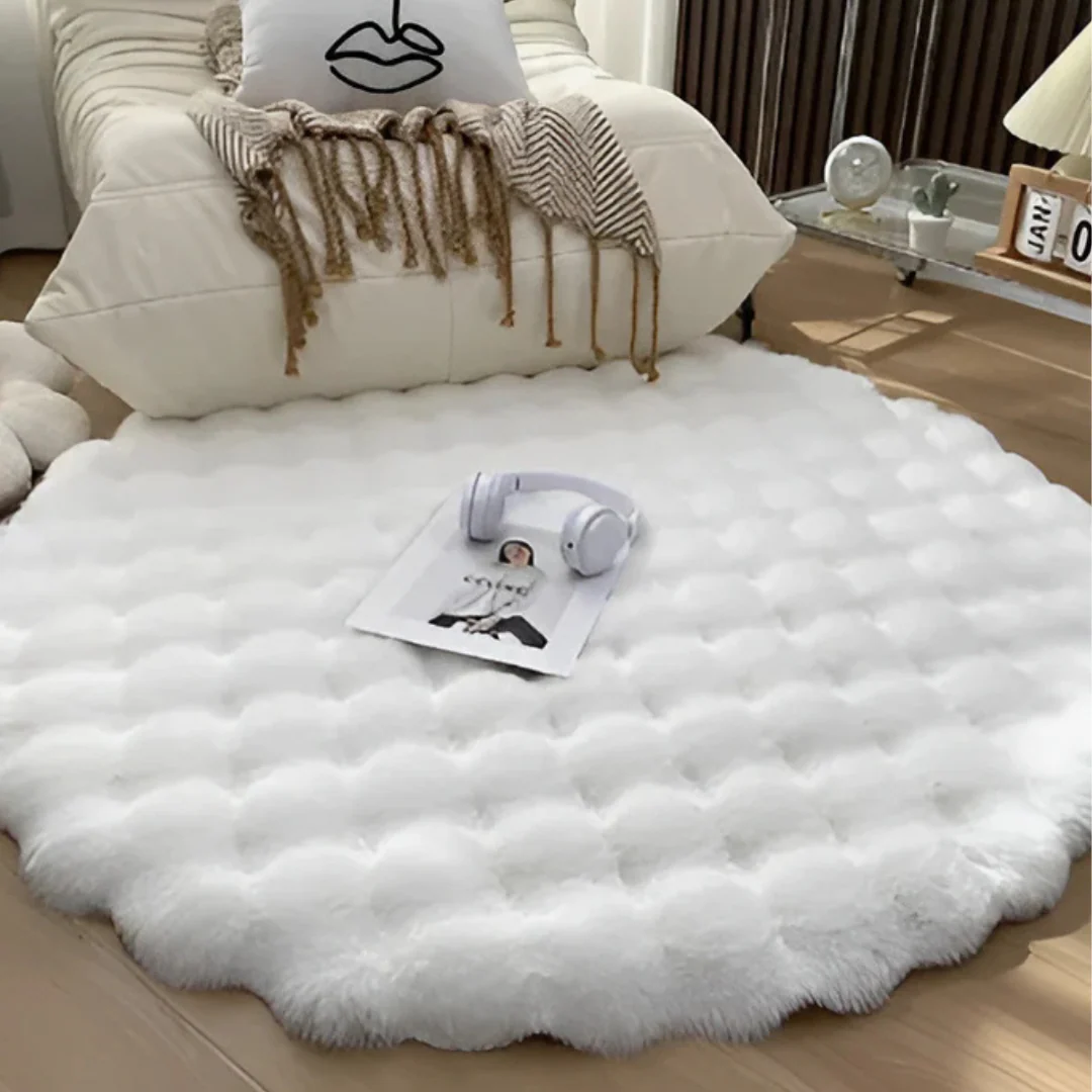 Cush - Rond Vloerkleed 90x90 Fleece - Image 3