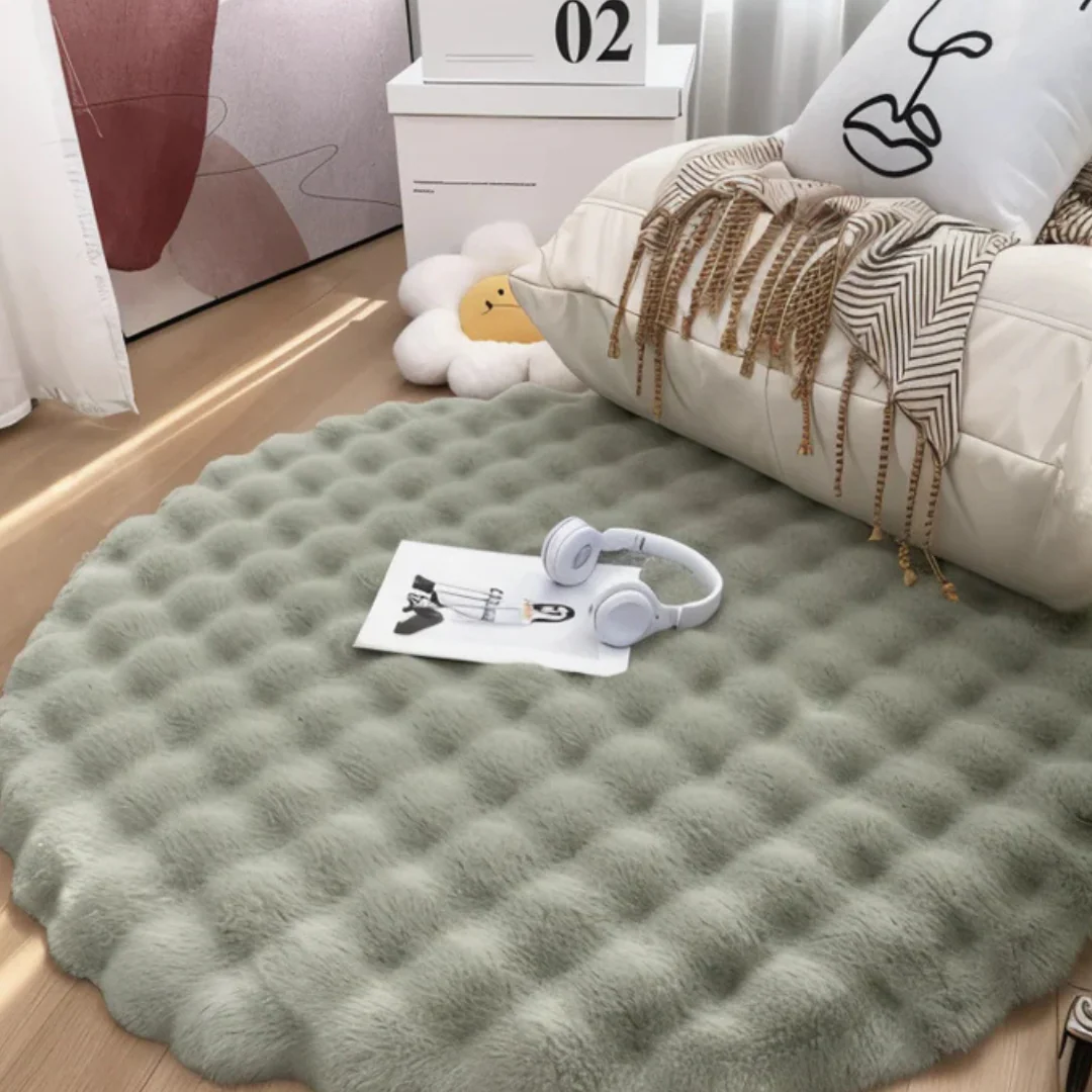 Cush - Rond Vloerkleed 90x90 Fleece - Image 4