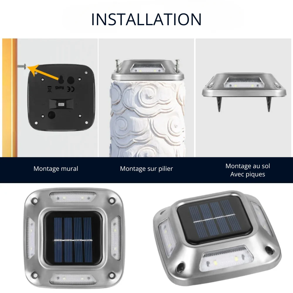 Cygnora – Solar LED Grondspots Set Van 4 - Image 4