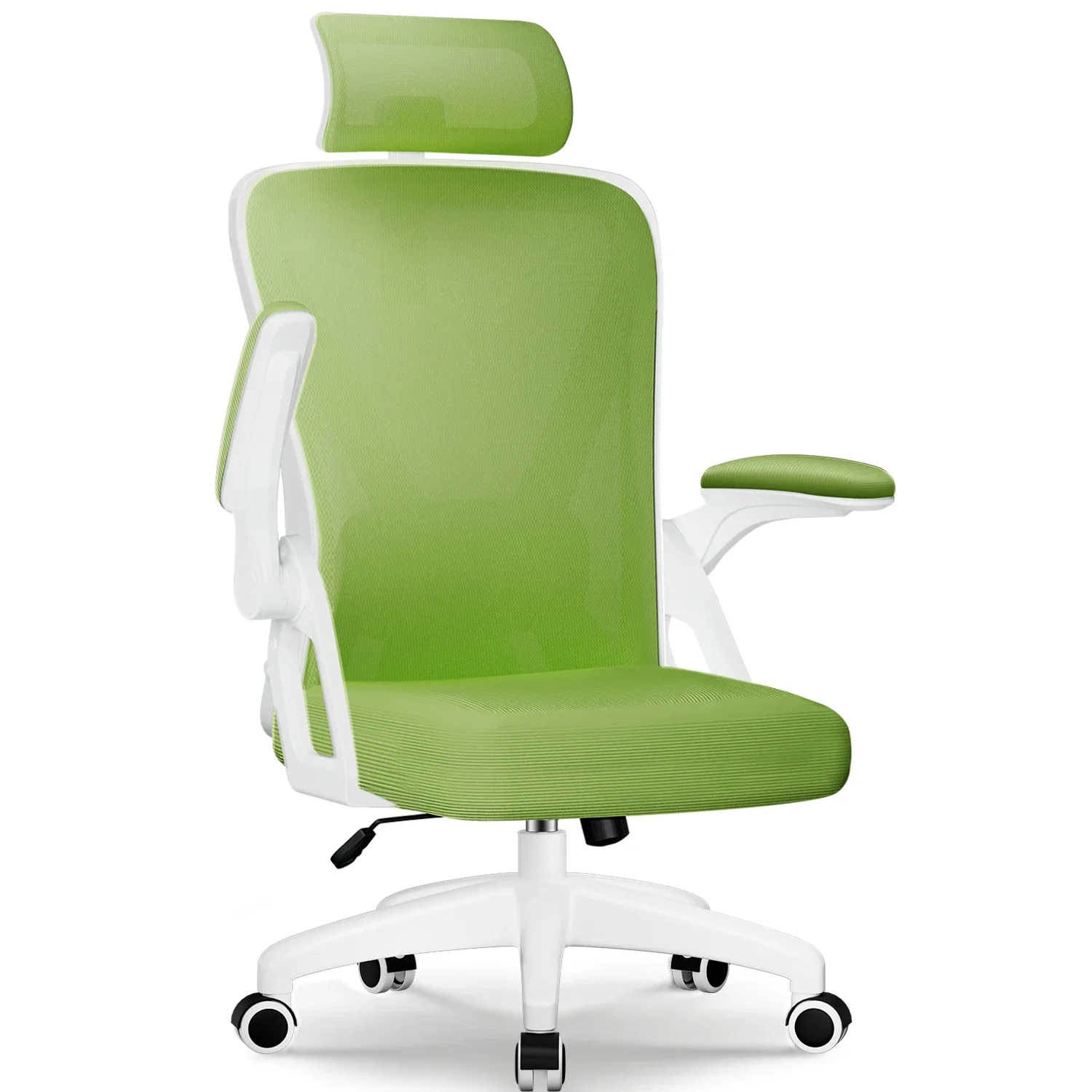 Cymara - Ergonomische Bureaustoel met Inklapbare Armleuningen, Verstelbare Rug en Hoofdsteun - Image 11