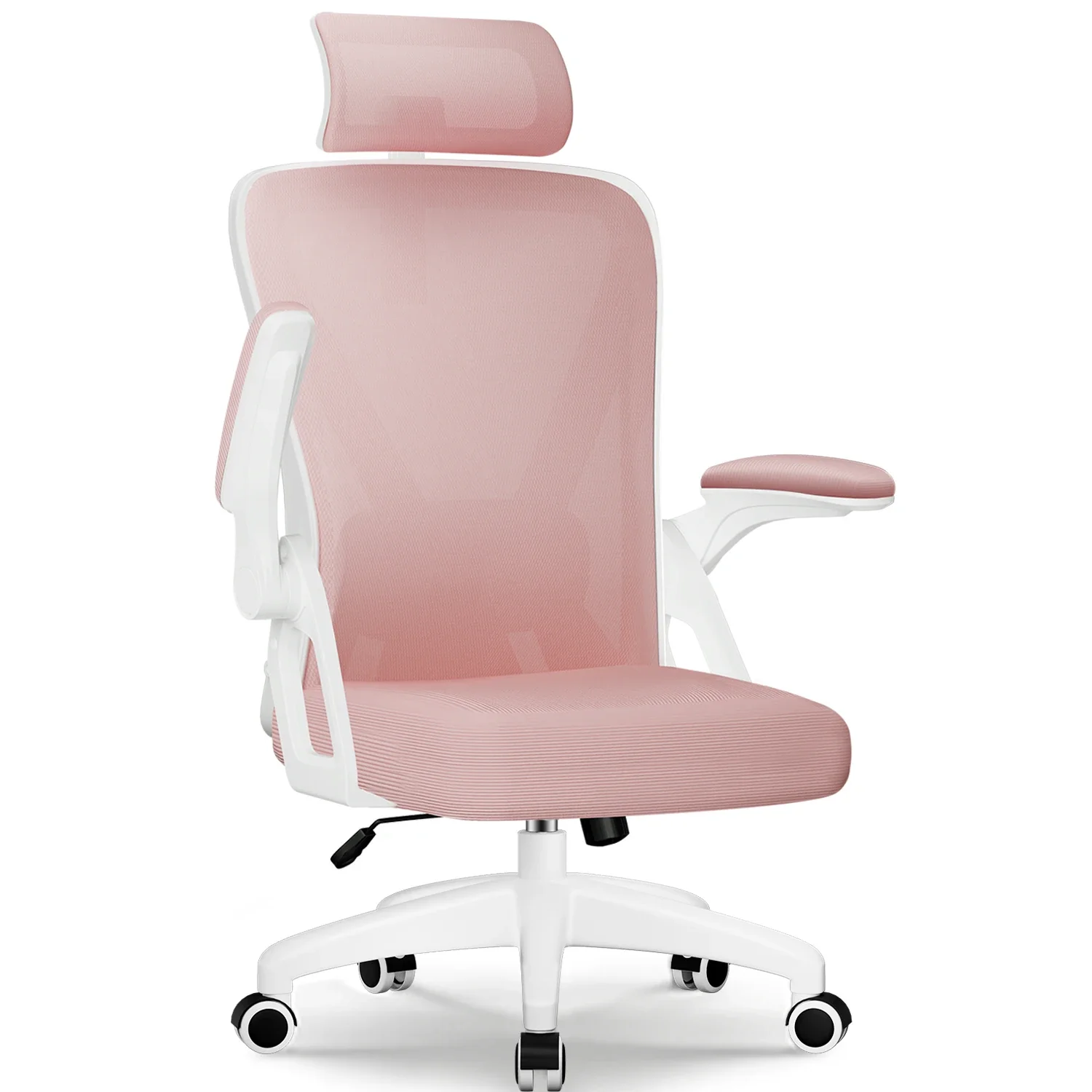 Cymara - Ergonomische Bureaustoel met Inklapbare Armleuningen, Verstelbare Rug en Hoofdsteun - Image 8