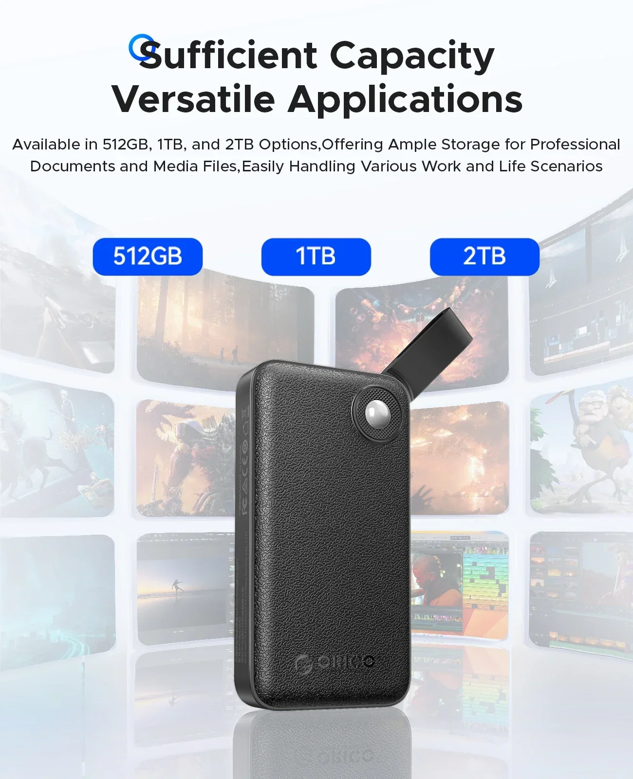 DataLoom – Ultiem Compacte Externe SSD met 2000MB/s Snelheid en USB C Kabel - Image 8