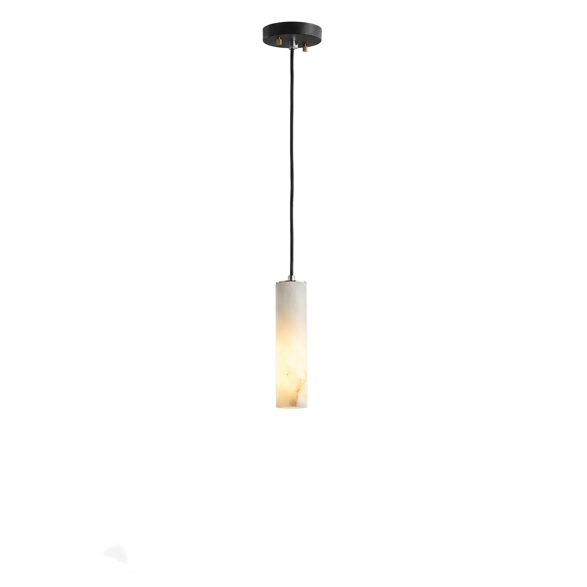 Delorien – Moderne Alabaster Cilinder Hanglamp