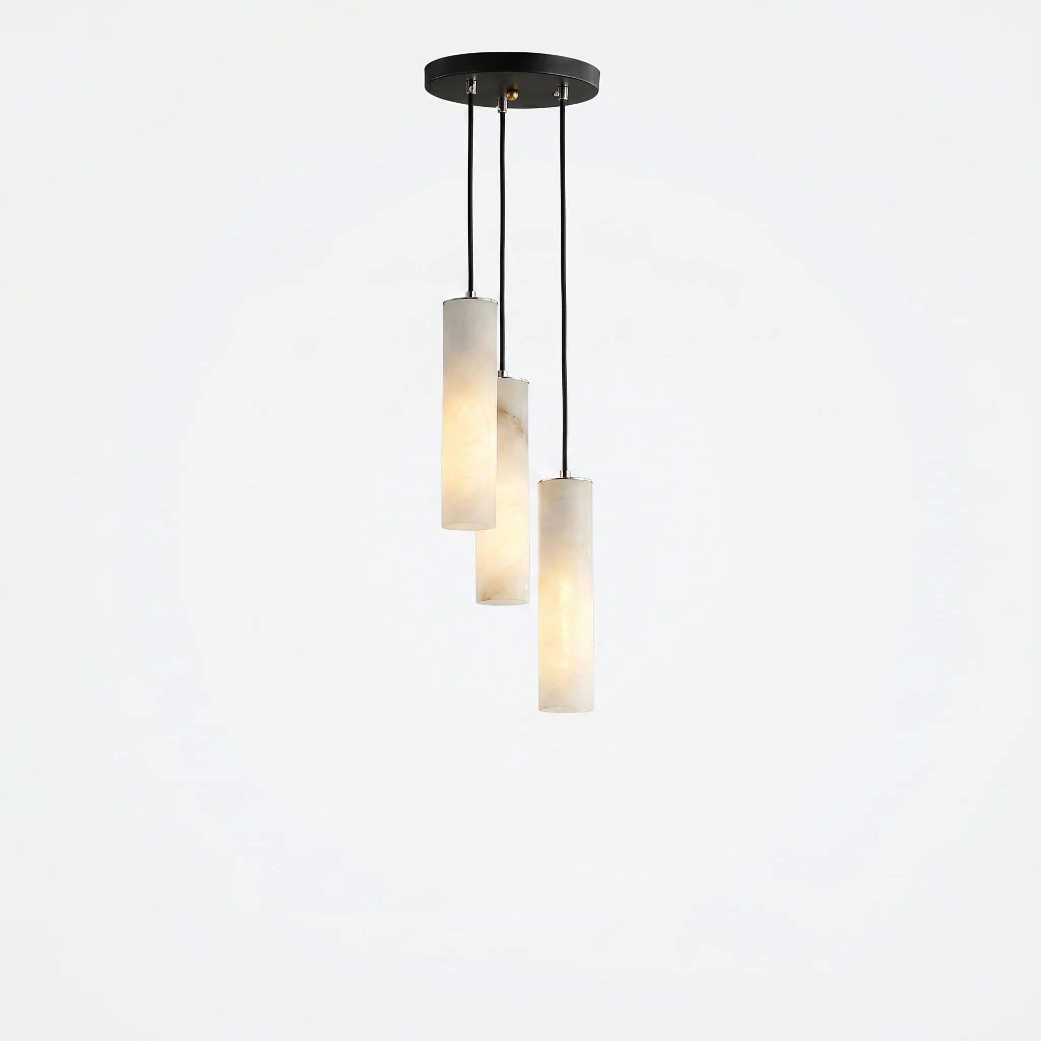 Delorien – Moderne Alabaster Cilinder Hanglamp - Image 2