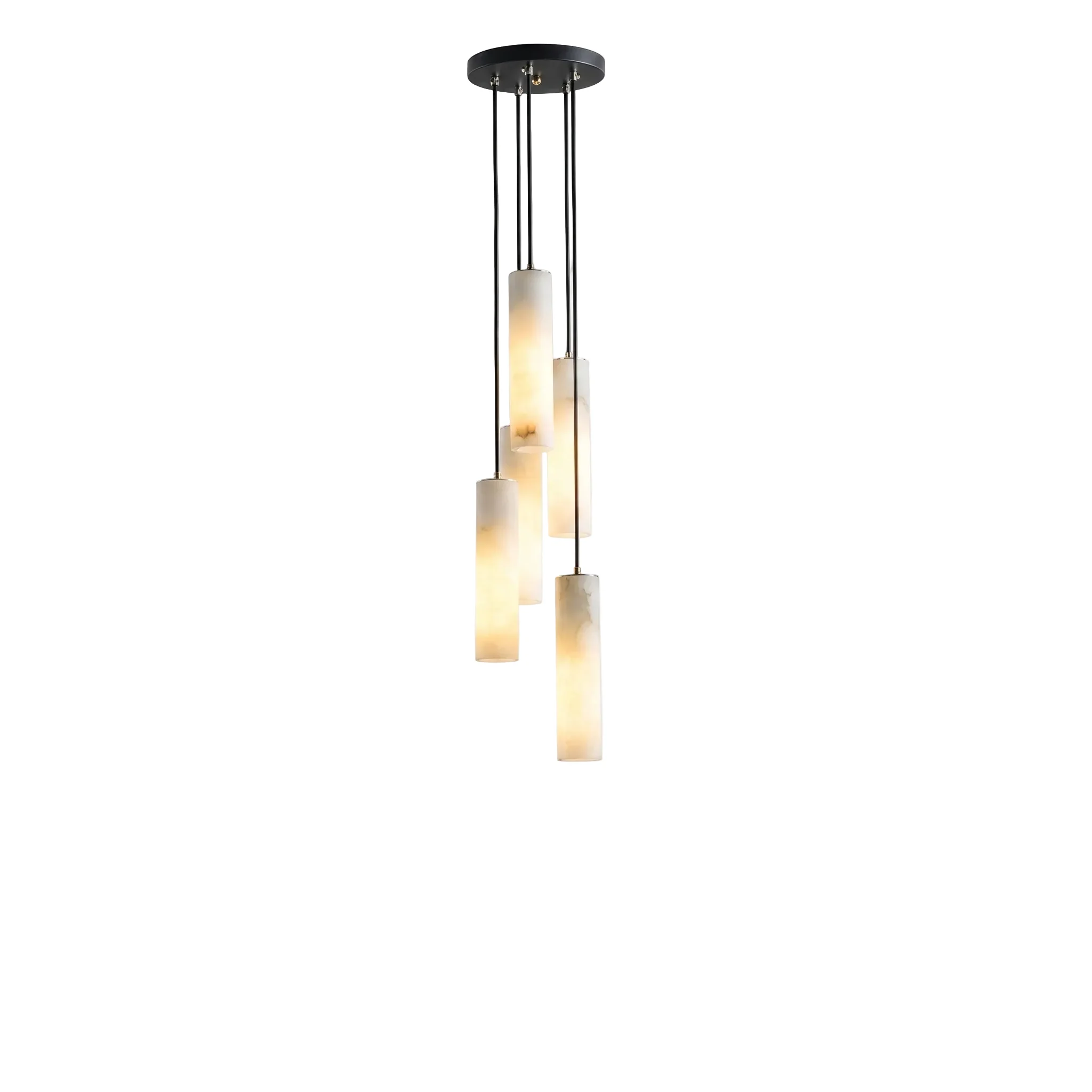 Delorien – Moderne Alabaster Cilinder Hanglamp - Image 3