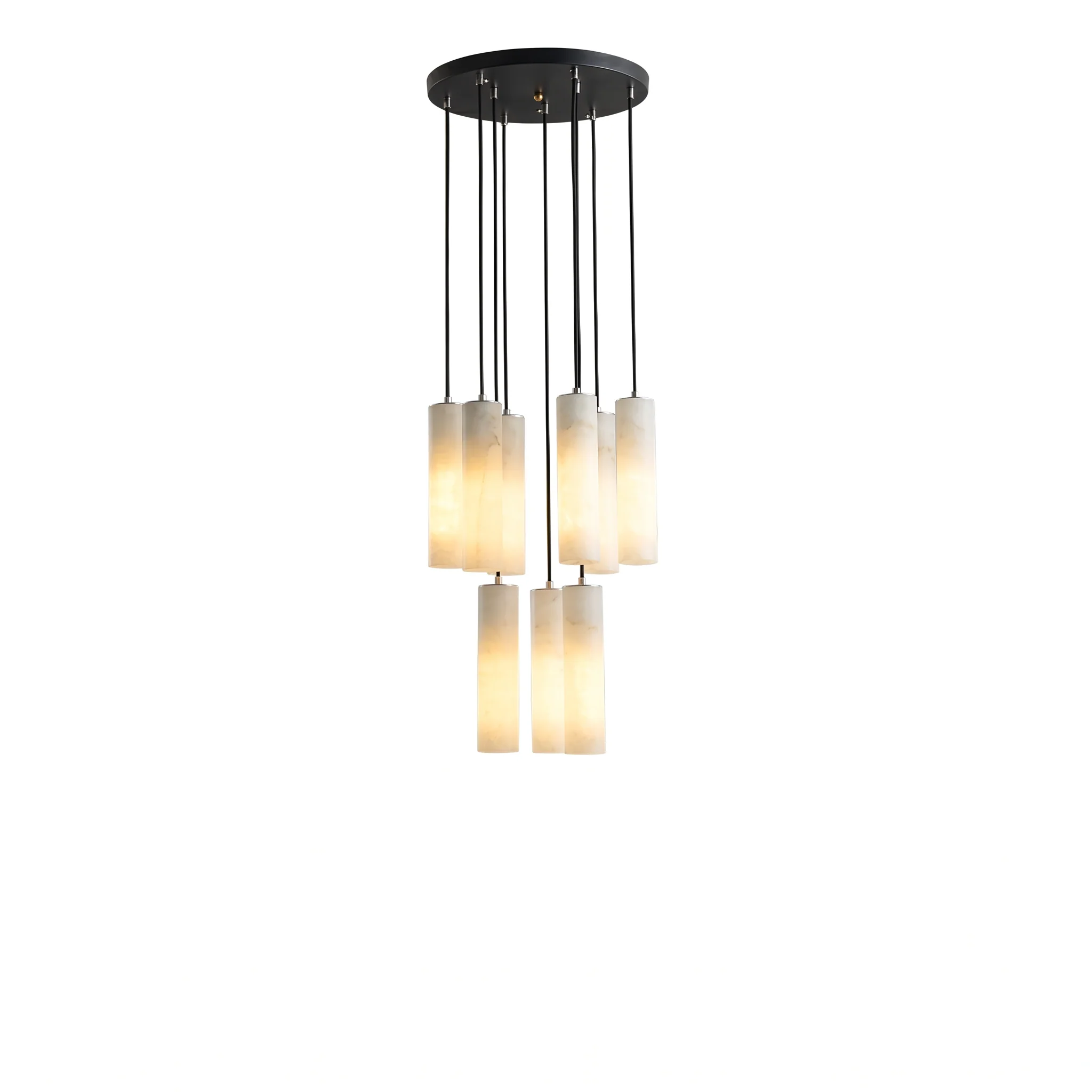 Delorien – Moderne Alabaster Cilinder Hanglamp - Image 5