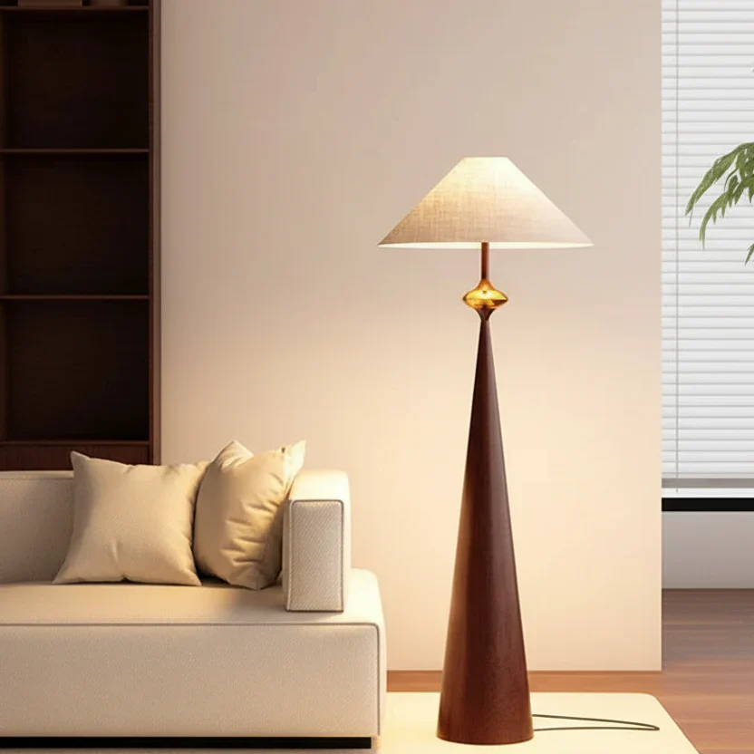 Dixora – Japandi Vloerlamp Met Taps Design - Image 8