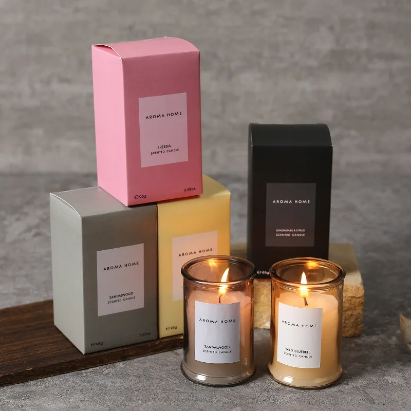 Domivira - Vintage Geurkaars Glas Sojawas Aromatherapie - Image 3