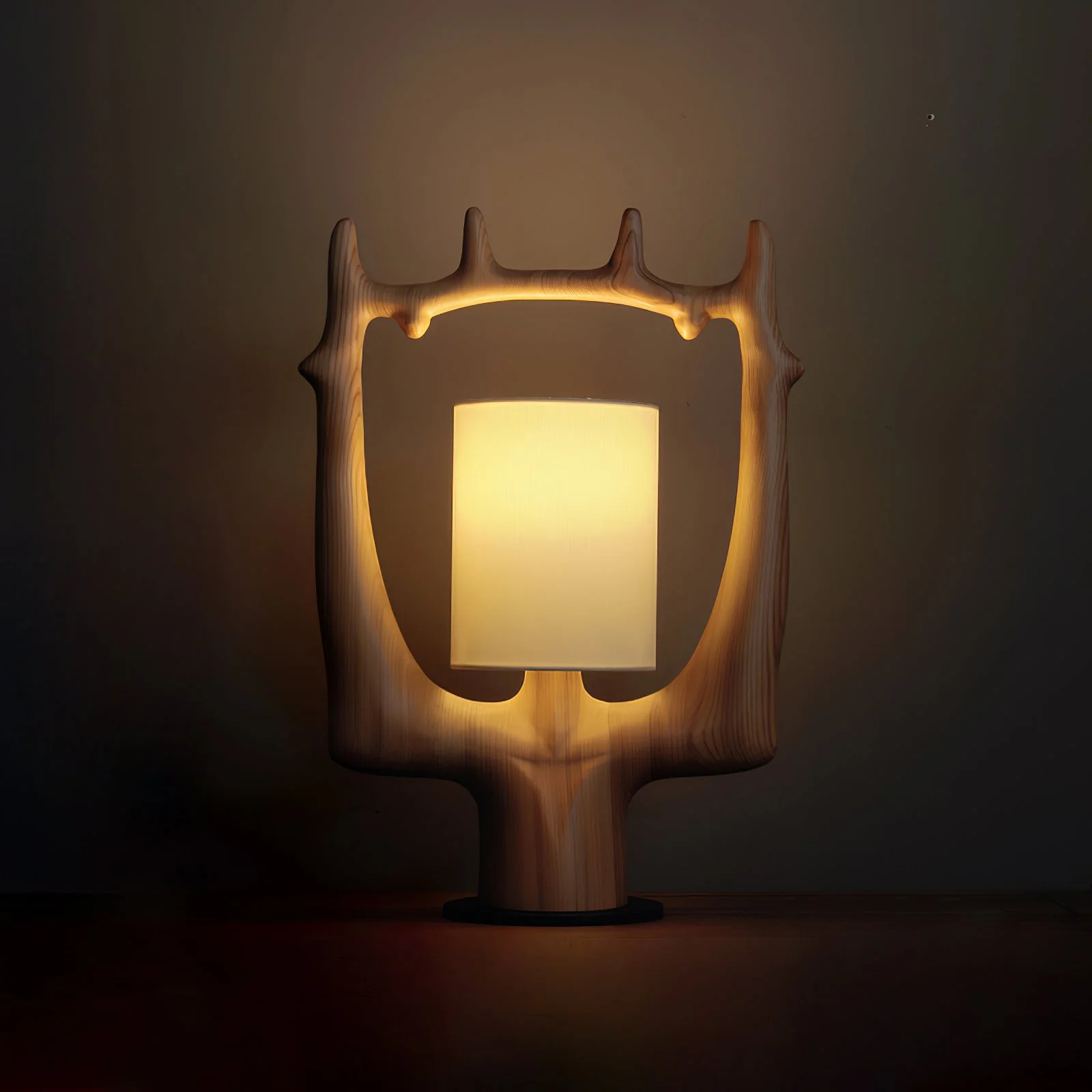 Dravion – Tafellamp met Ronde Geweivorm en Sculpturaal Design - Image 12