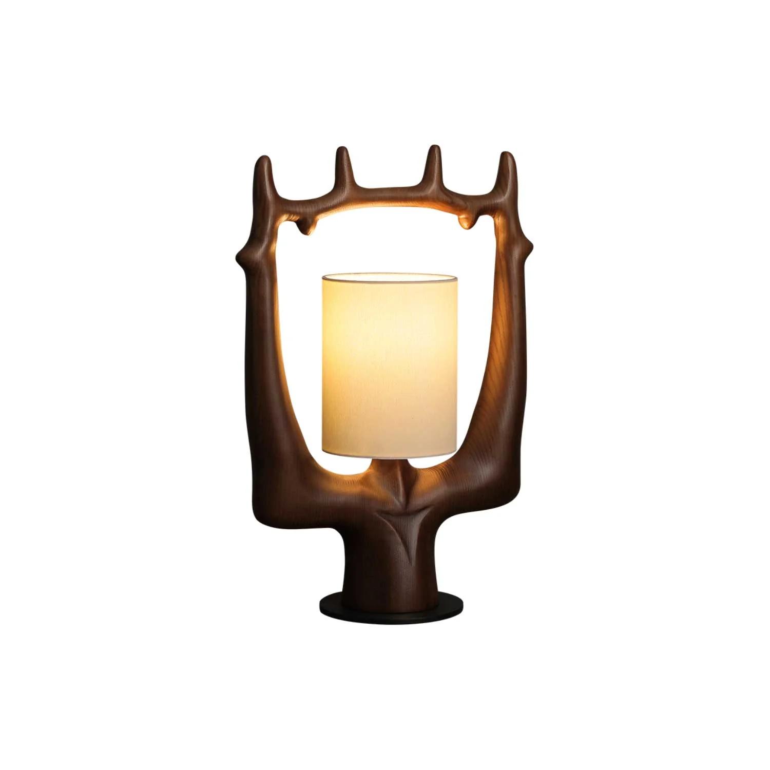 Dravion – Tafellamp met Ronde Geweivorm en Sculpturaal Design - Image 24