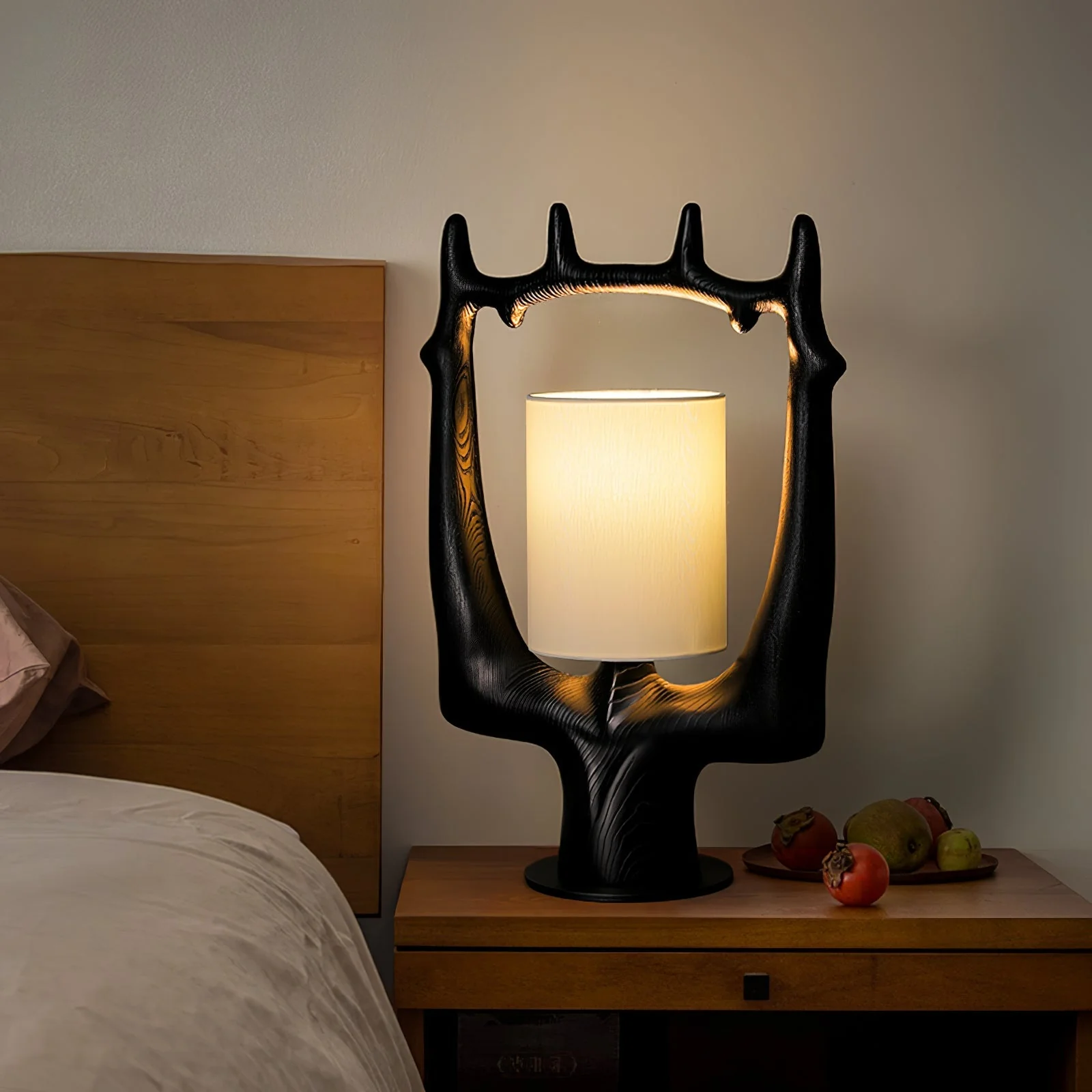 Dravion – Tafellamp met Ronde Geweivorm en Sculpturaal Design - Image 8