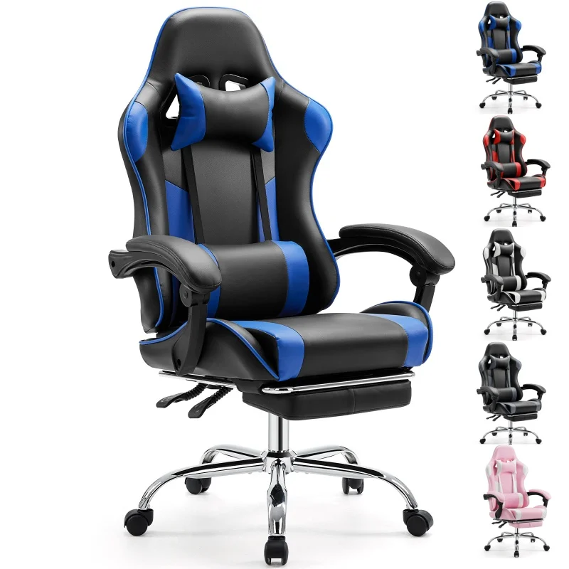 Dravon - Gamingstoel van Kunstleer met Hoofdsteun en Lendensteun - Image 6