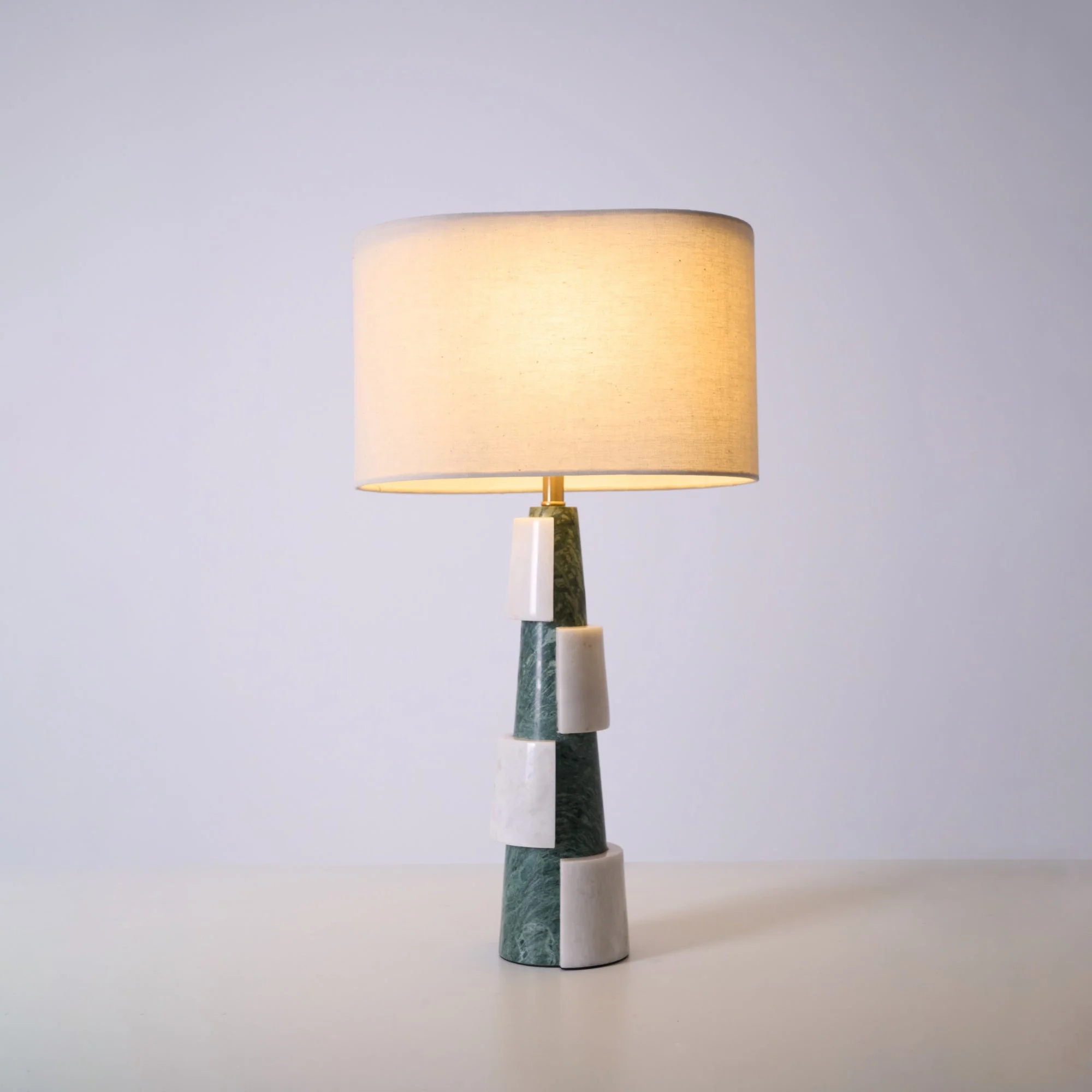 Duvemar – Marmeren Tafellamp met Sculpturale Elegantielijn - Image 13