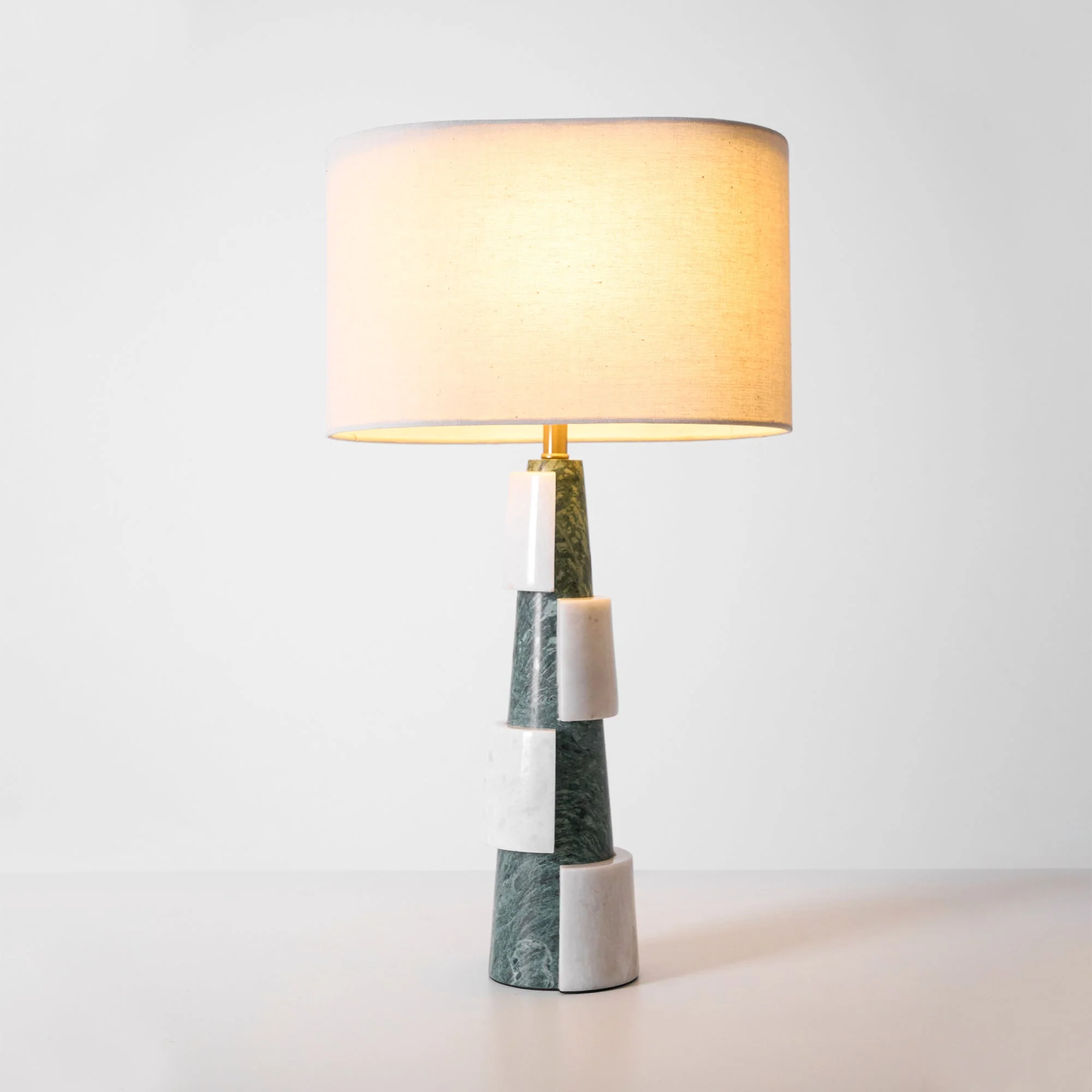 Duvemar – Marmeren Tafellamp met Sculpturale Elegantielijn - Image 16