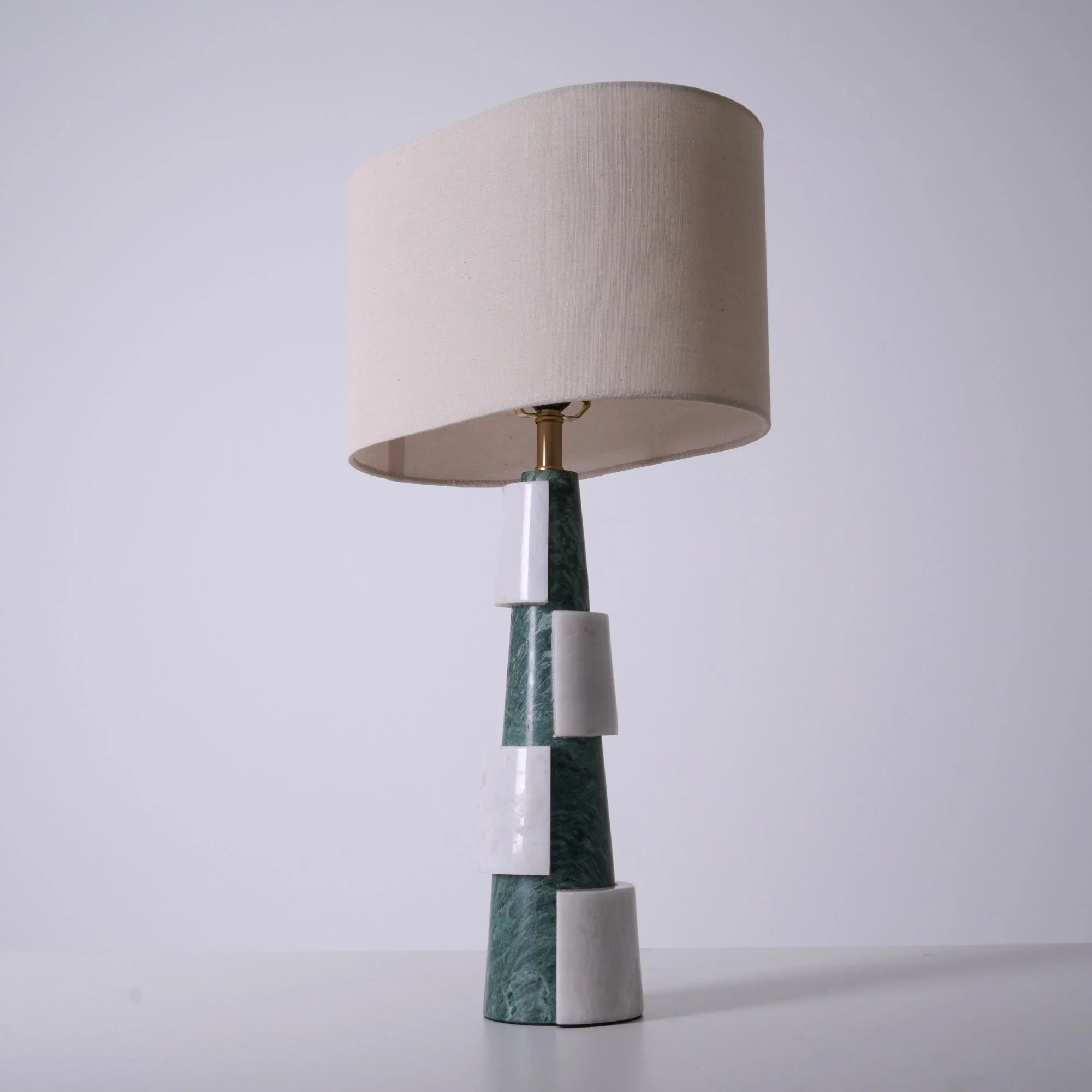 Duvemar – Marmeren Tafellamp met Sculpturale Elegantielijn - Image 18