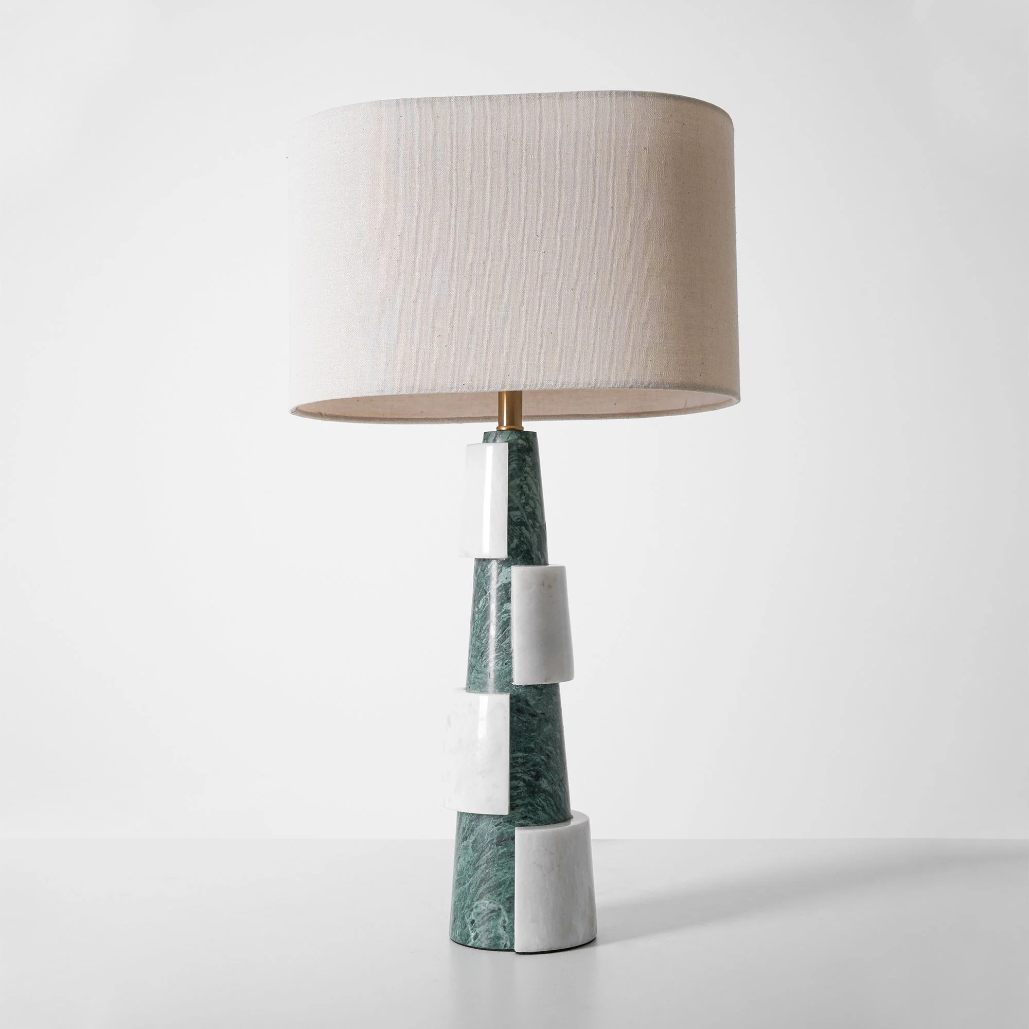 Duvemar – Marmeren Tafellamp met Sculpturale Elegantielijn - Image 2
