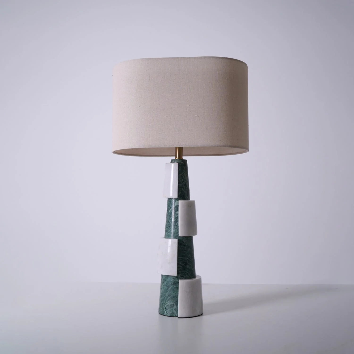 Duvemar – Marmeren Tafellamp met Sculpturale Elegantielijn - Image 22