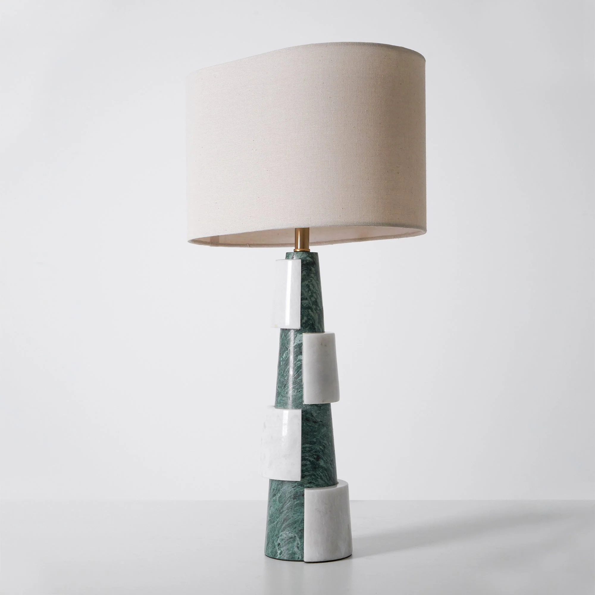 Duvemar – Marmeren Tafellamp met Sculpturale Elegantielijn - Image 23