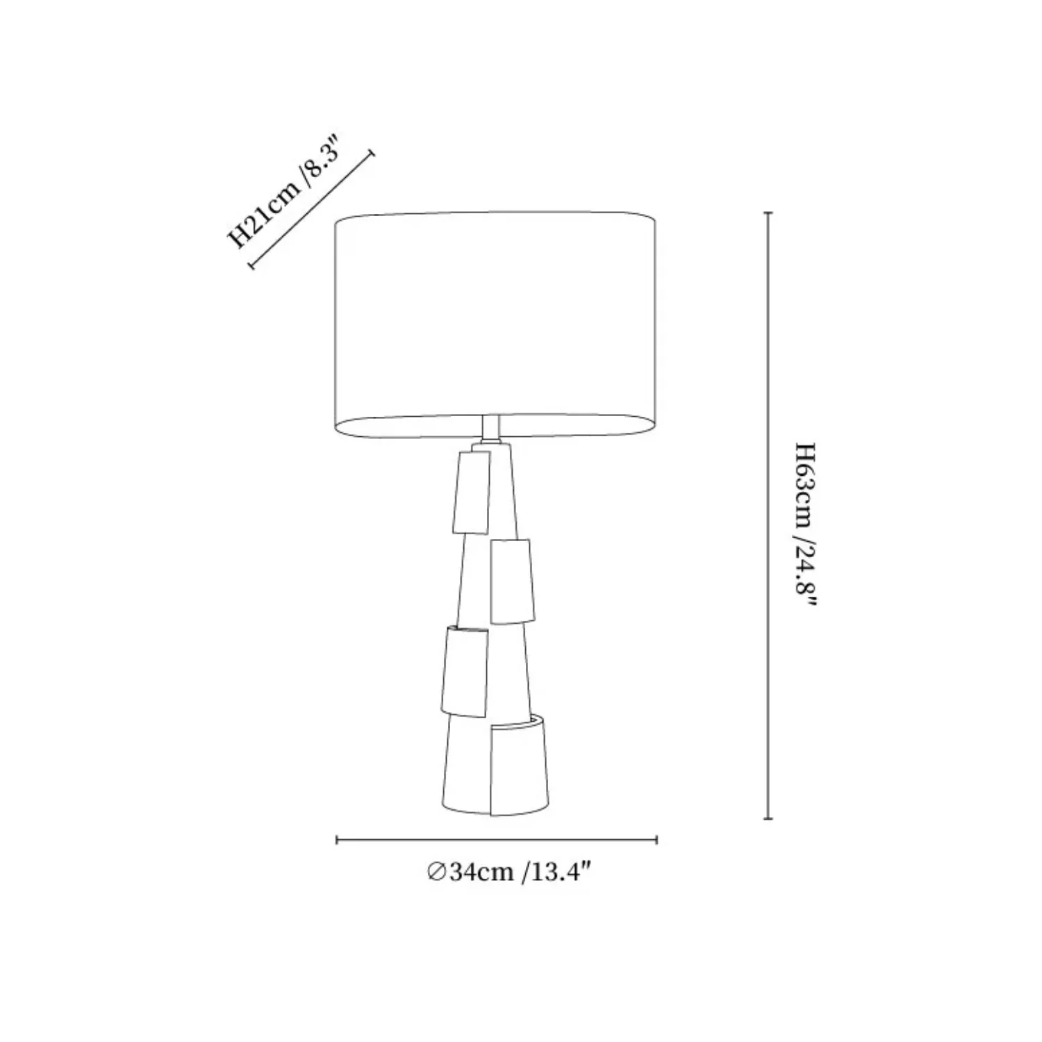 Duvemar – Marmeren Tafellamp met Sculpturale Elegantielijn - Image 3