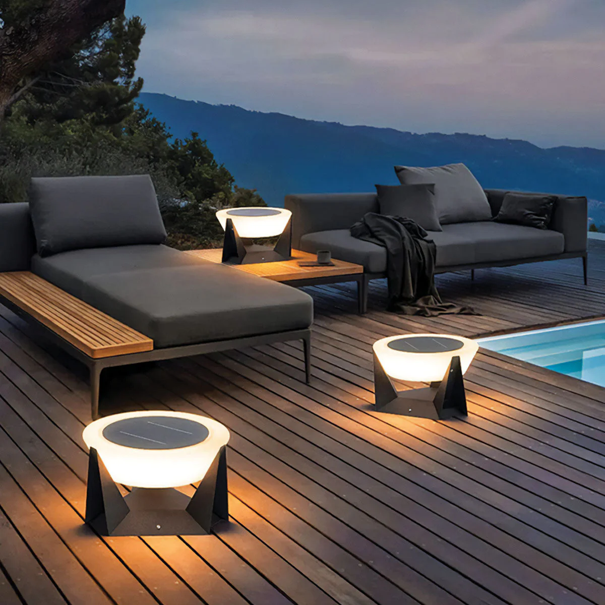 Eclora – Solar LED Tuinlamp RVS IP65 - Image 2