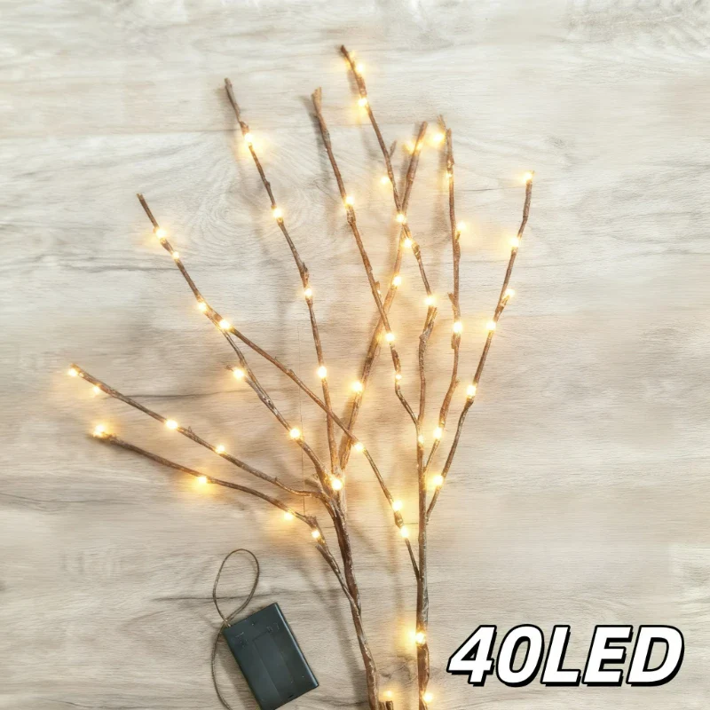 Elaren – Buigbare LED Boomtaklamp op Batterij met 20–60 Lichtpunten - Image 2