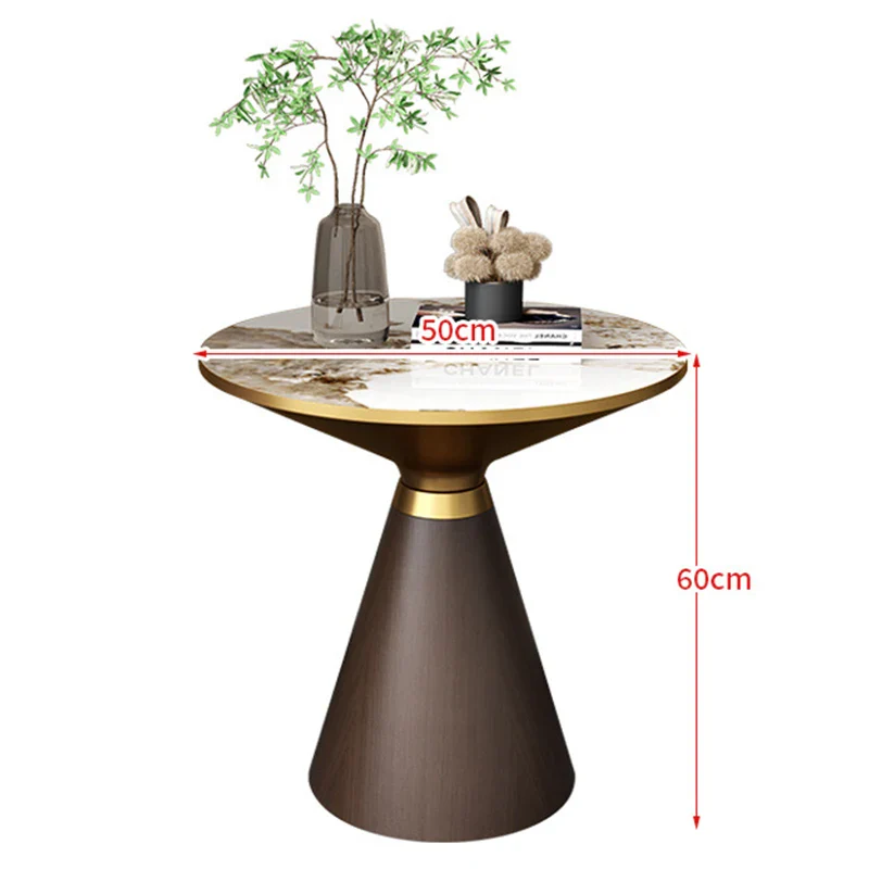 Elarian - Ronde Luxe Salontafel Modern Metaal
