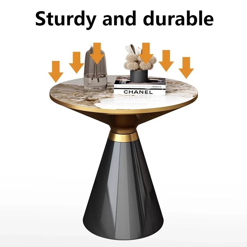 Elarian - Ronde Luxe Salontafel Modern Metaal - Image 9