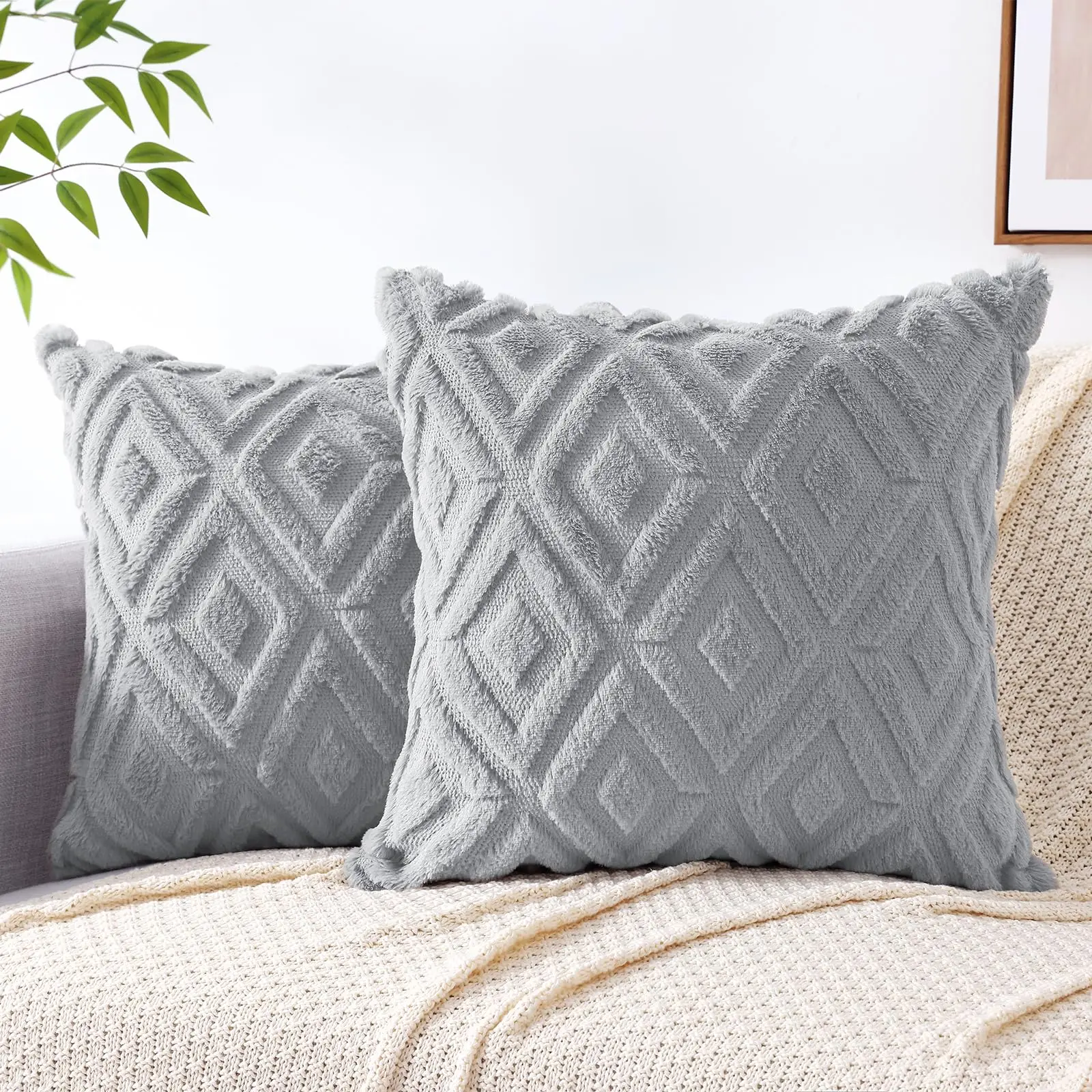 Elarina - Kerst Throw Pillow Sierkussen Set Van 2