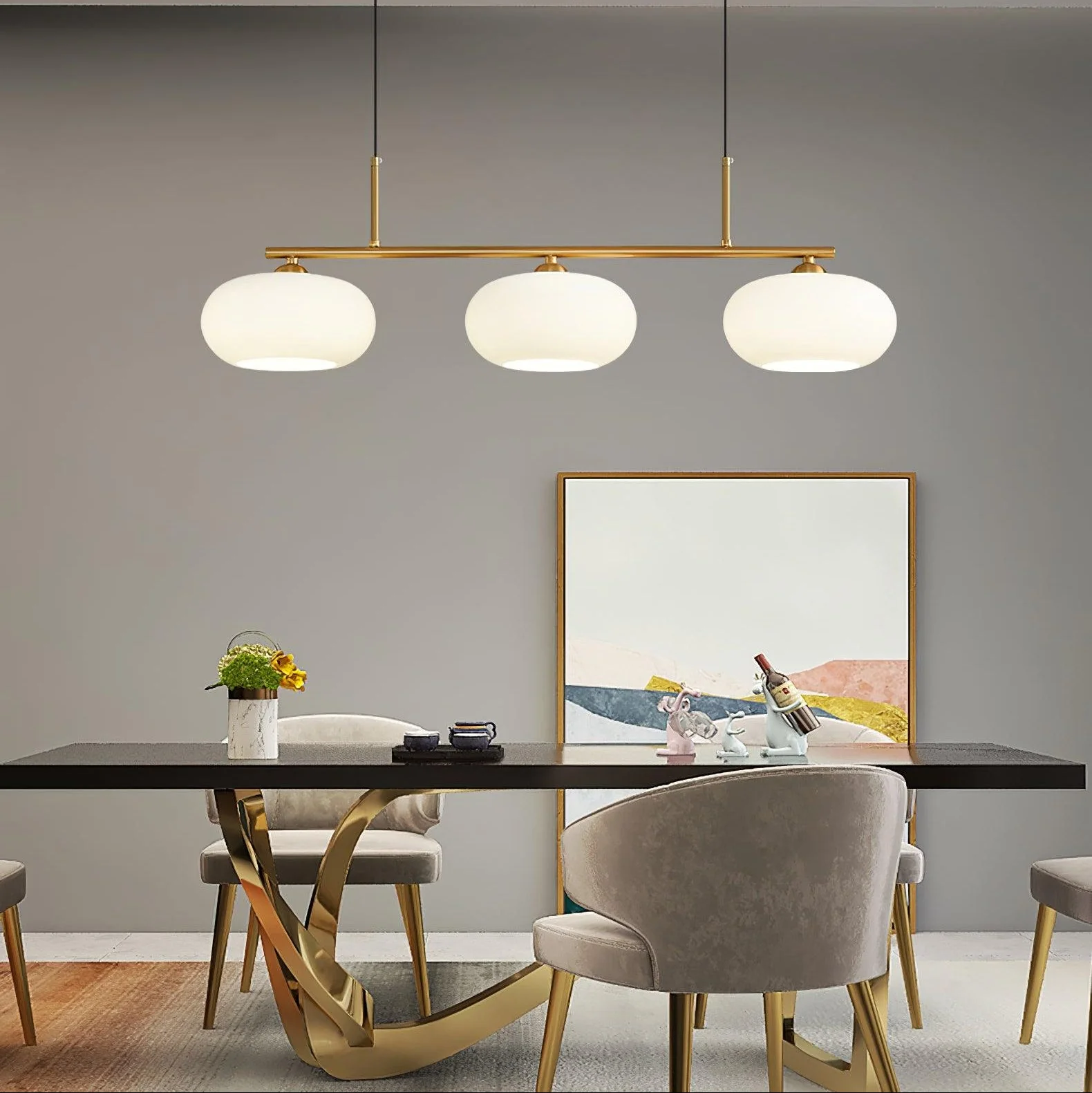 Elea - Moderne Glazen Hanglamp