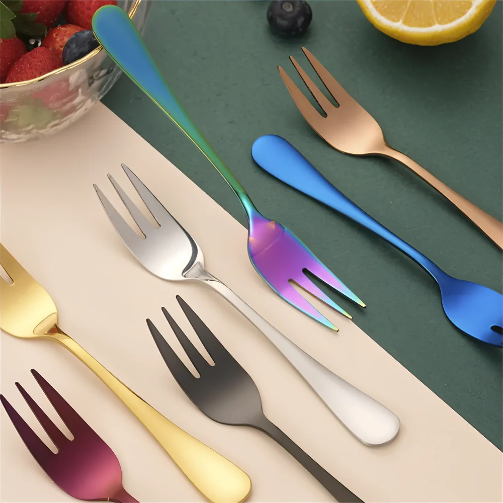 Elianor – RVS Dessertvorken Set 4 Of 6 Delig - Image 7
