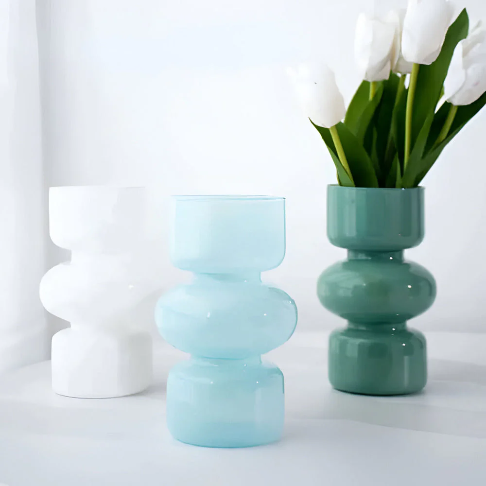 Elirona - Veelzijdige Scandinavische Glazen Vaas in Verschillende Kleuren - Image 3