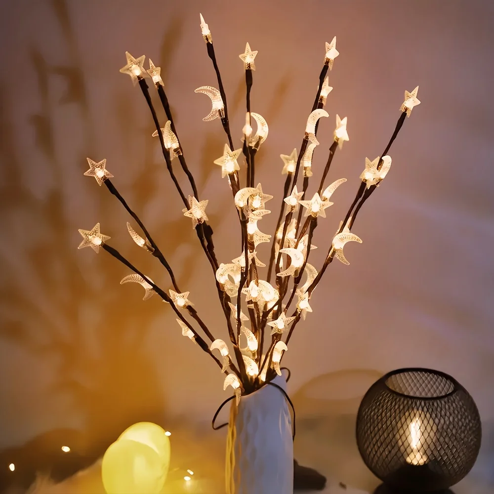 Elunara – LED Takdecoratie met Sterren en Manen op Batterij (20 Lampjes) - Image 6