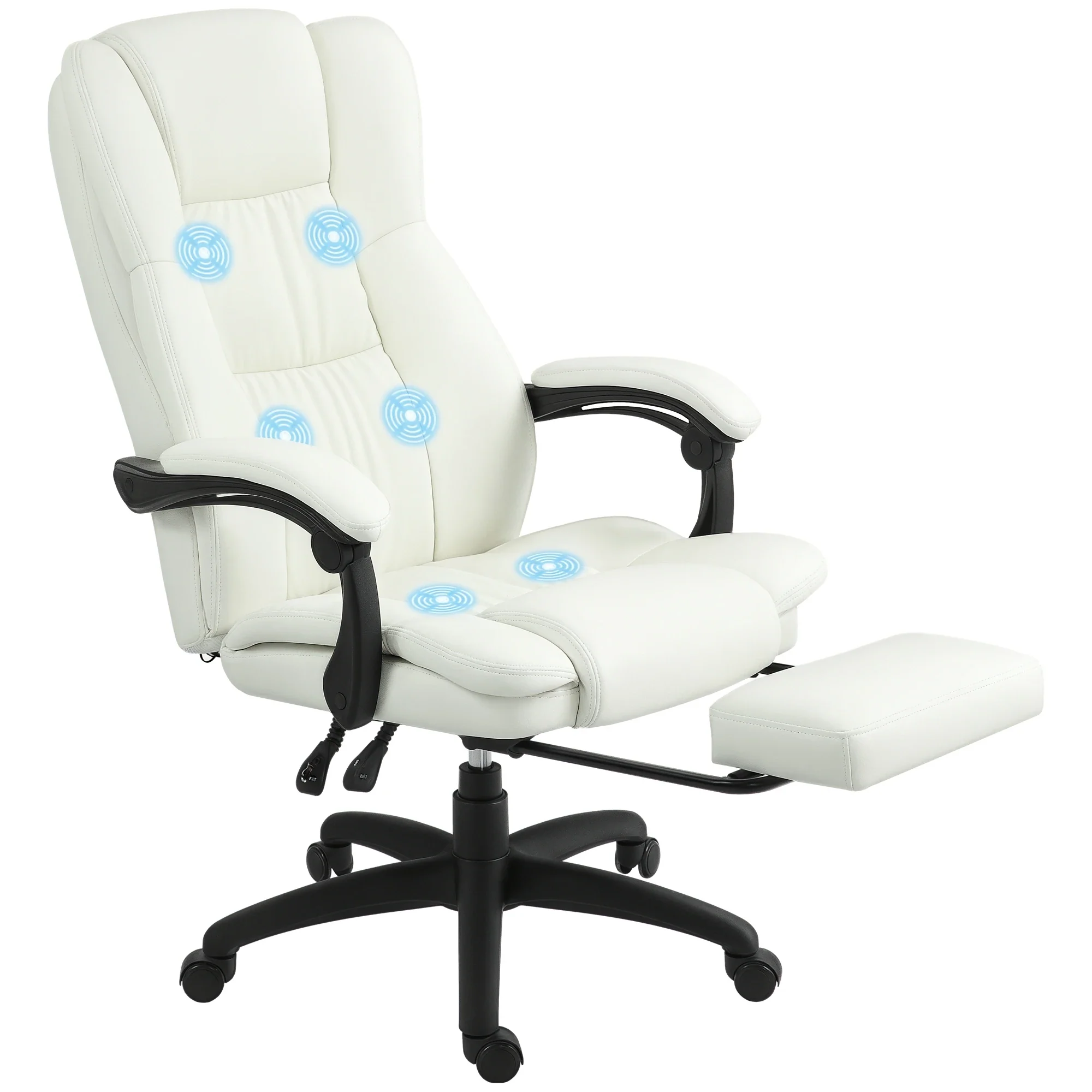 Elvano - Luxe Ergonomische Bureaustoel met Verstelbare Rugsteun en Draaibare Wielen - Image 2