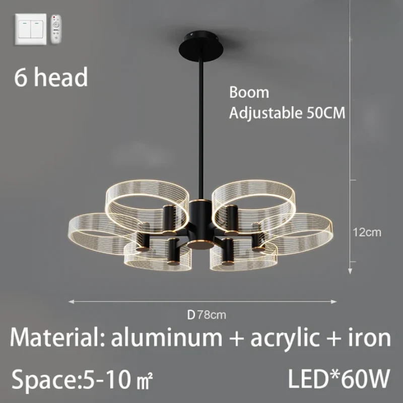 Elvarise - Scandinavische LED Kroonluchter Hanglamp - Image 13