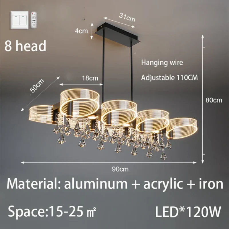 Elvarise - Scandinavische LED Kroonluchter Hanglamp - Image 15