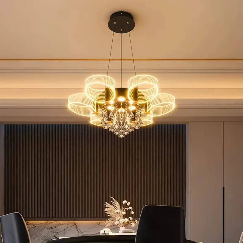 Elvarise - Scandinavische LED Kroonluchter Hanglamp - Image 4
