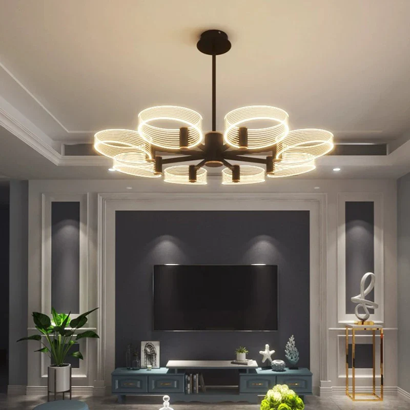 Elvarise - Scandinavische LED Kroonluchter Hanglamp - Image 5