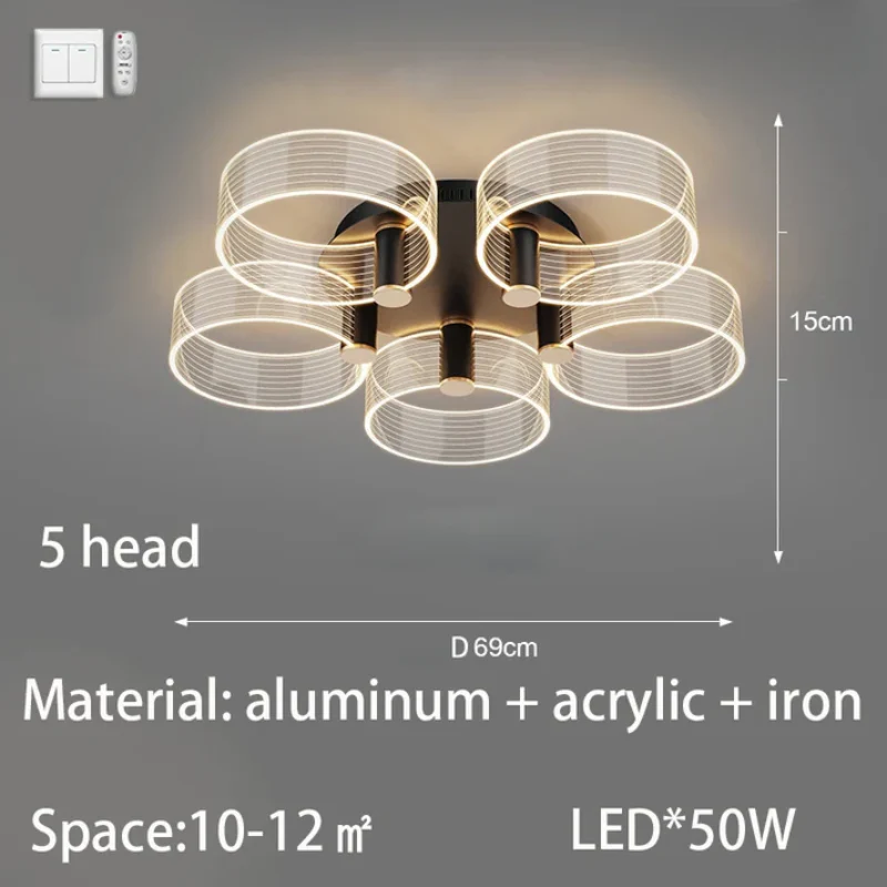 Elvarise - Scandinavische LED Kroonluchter Hanglamp - Image 8