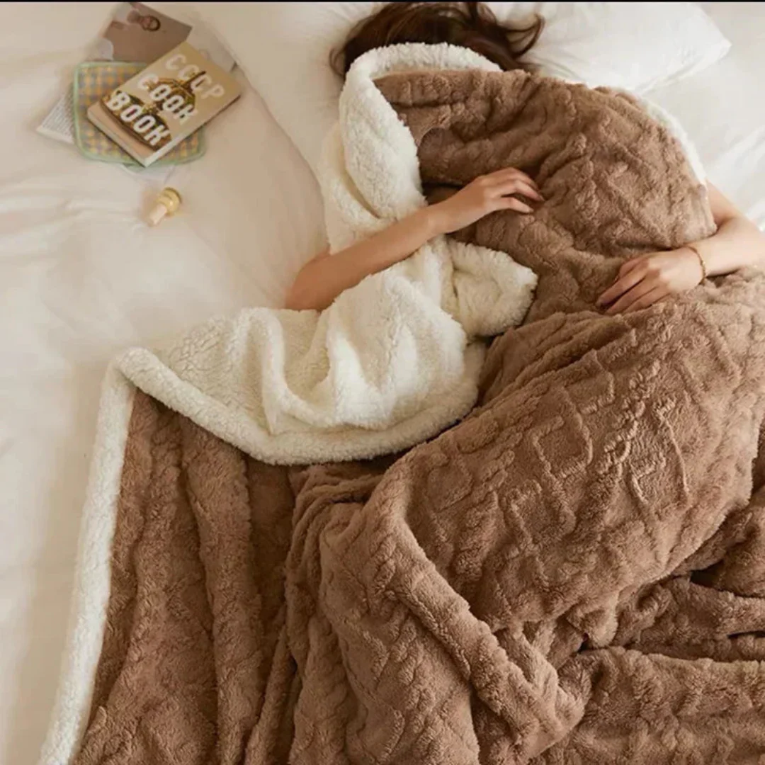 Eryndelle - Dikke Warme Fleece Deken Zacht Stijlvol voor Slaapkamer en Bank - Image 4