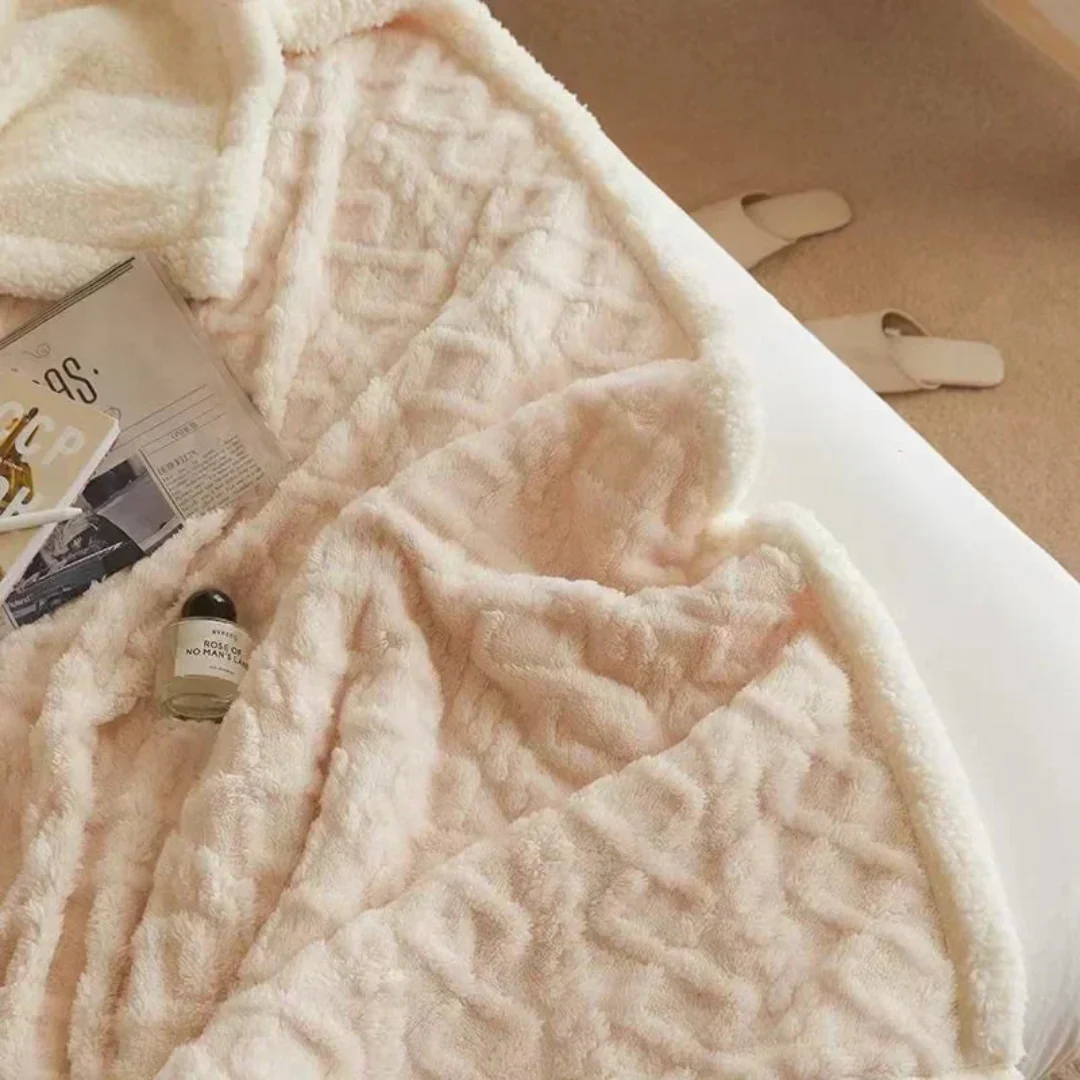Eryndelle - Dikke Warme Fleece Deken Zacht Stijlvol voor Slaapkamer en Bank - Image 9